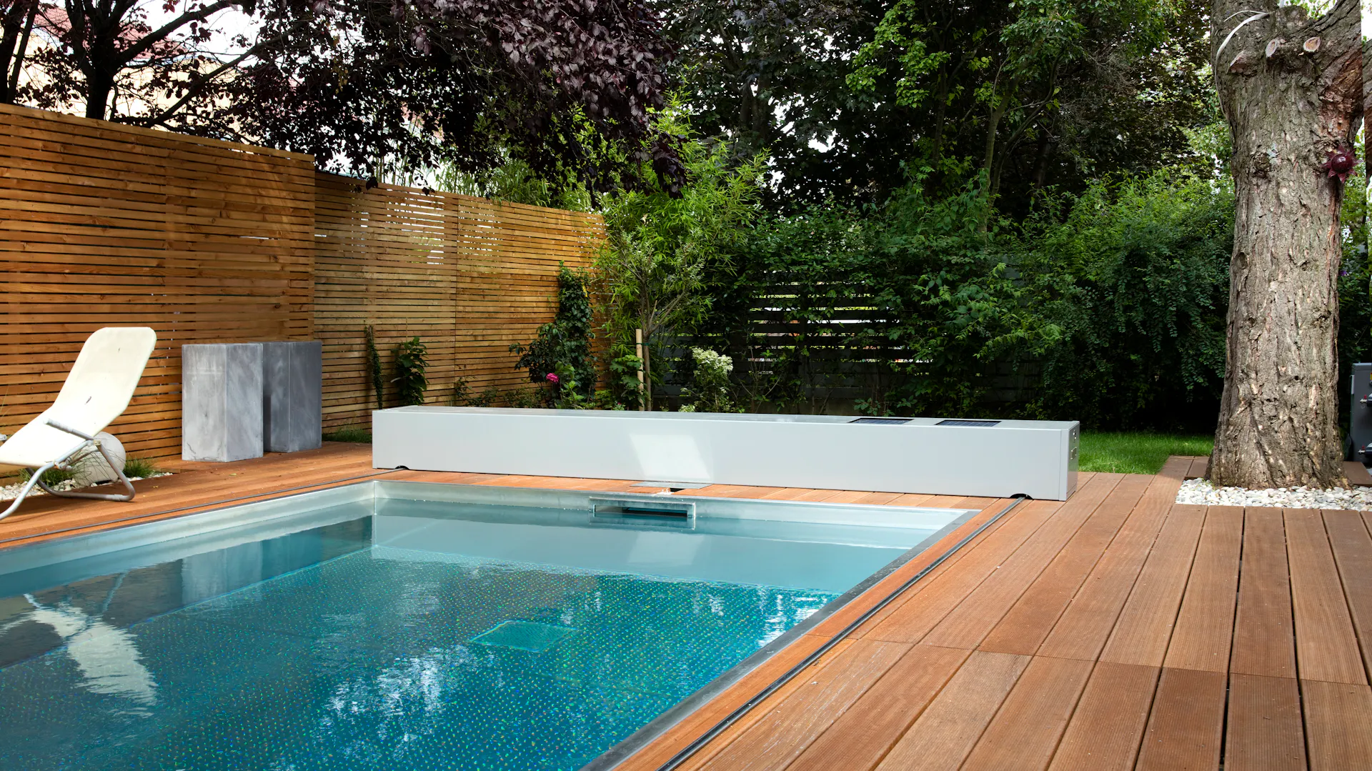 Sichtschutz für den Pool