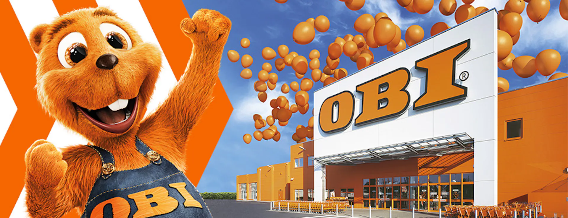 Mercato OBI all'esterno