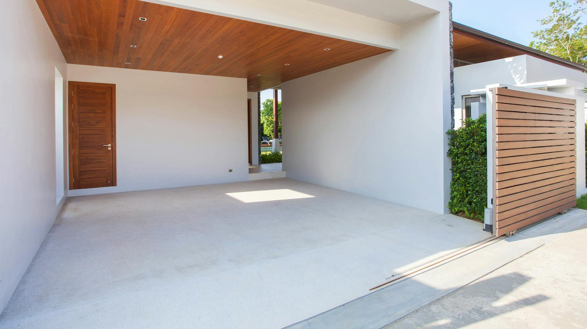 Carport mit Dachbegrünung