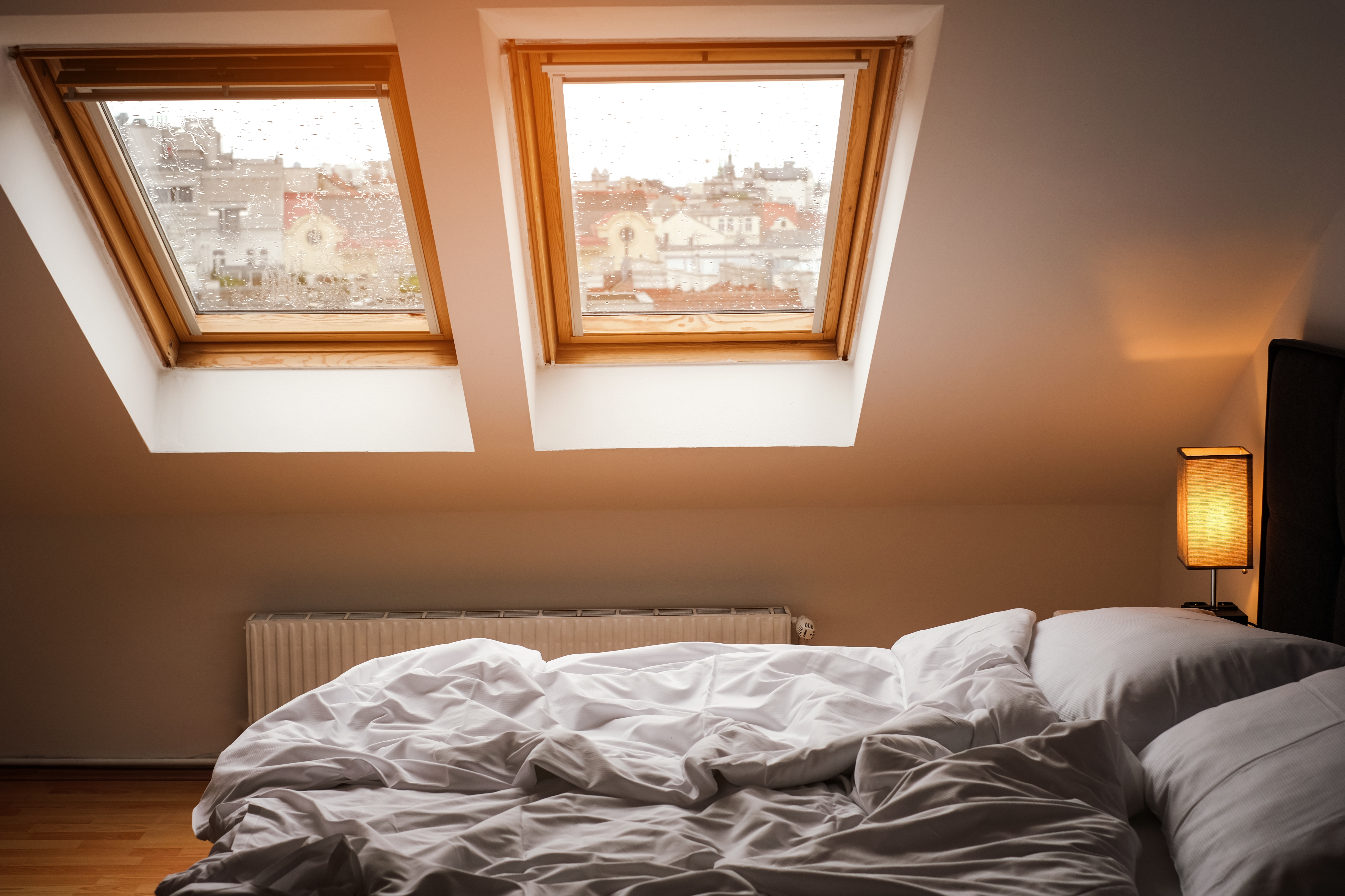 Dachfenster im Schlafzimmer