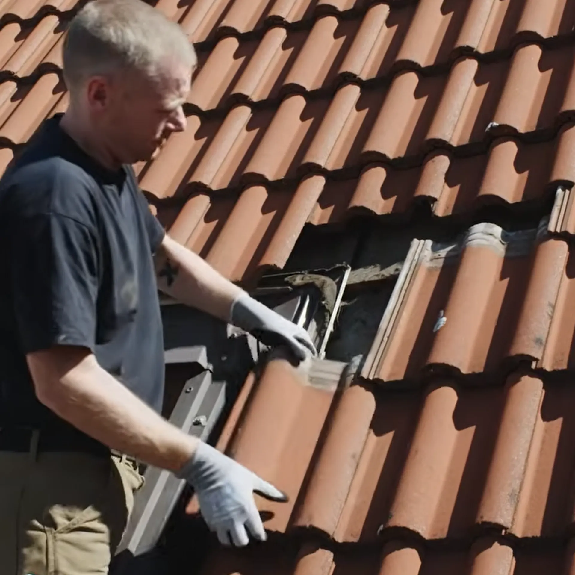 Dachfenster Dachziegel entfernen