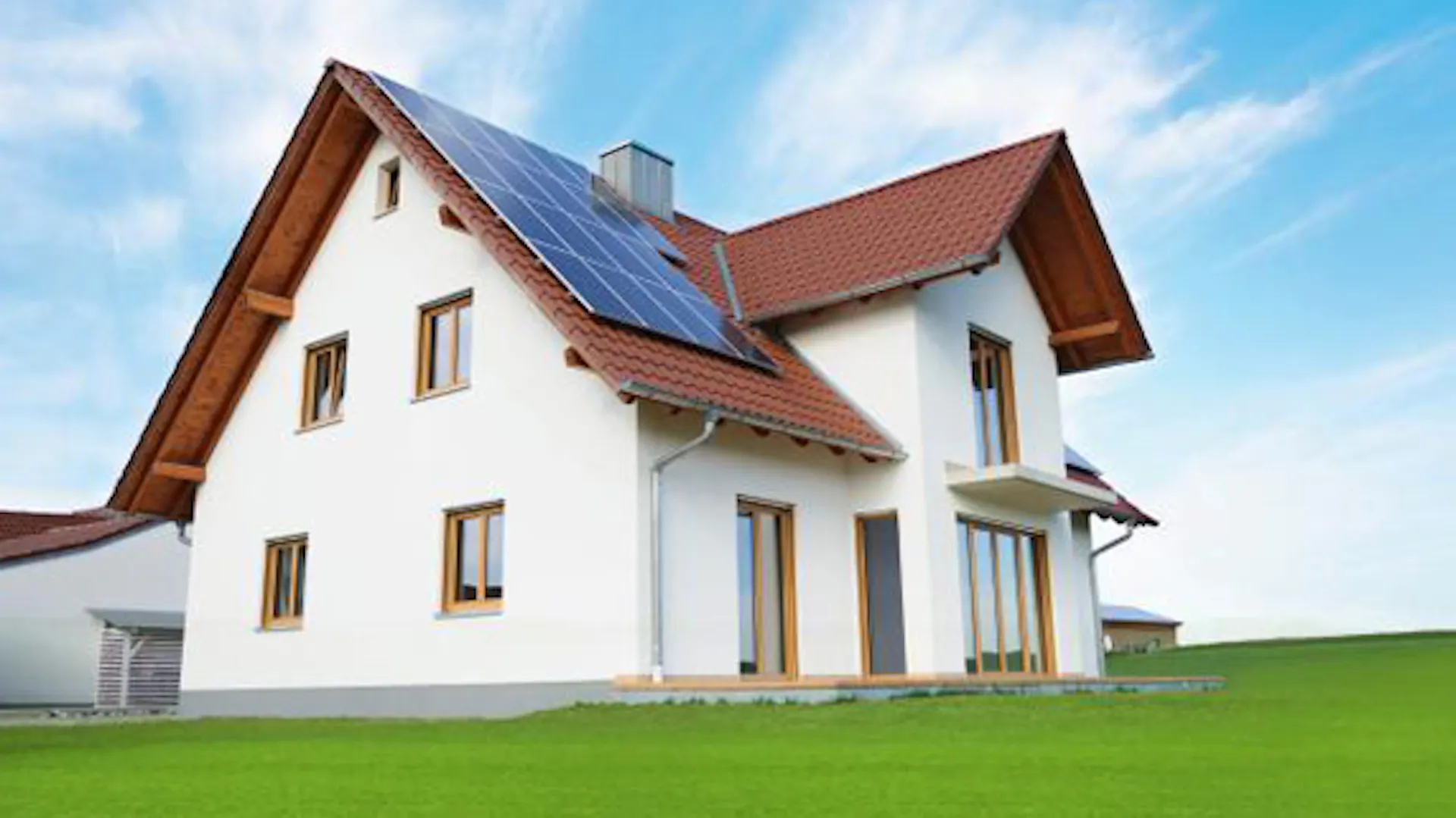 Eigenheim mit Solaranlage