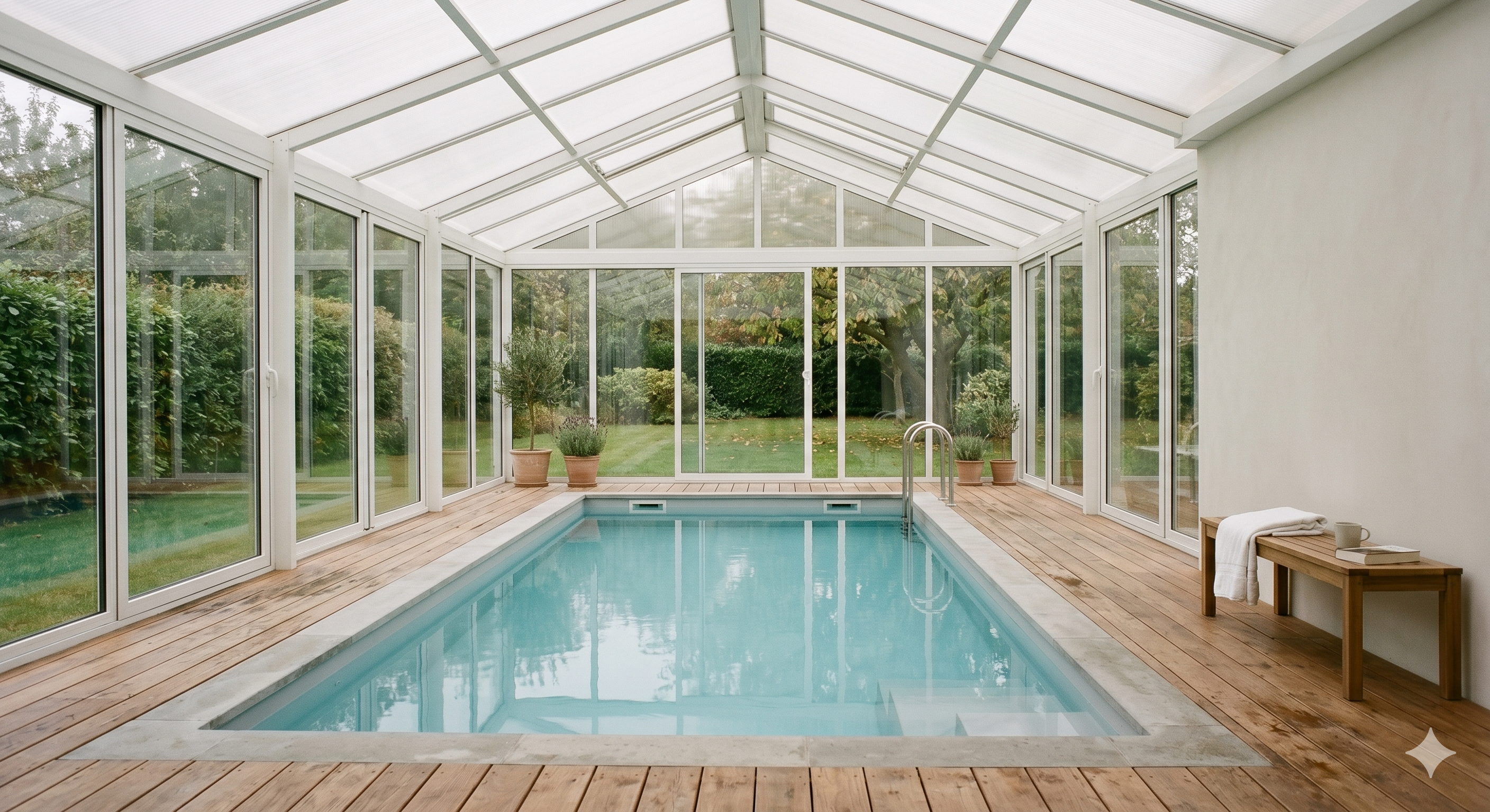 Pool im Wintergarten