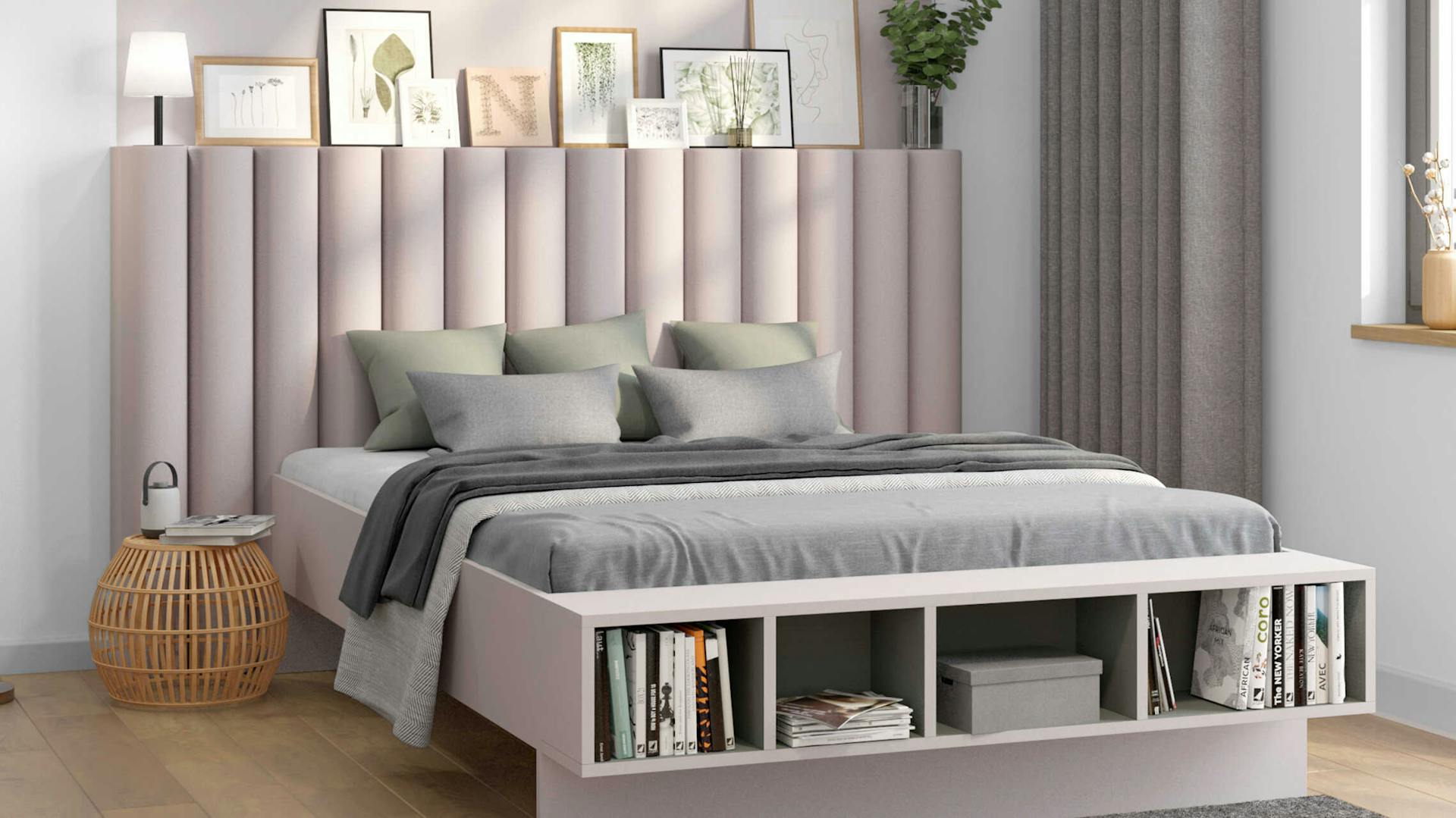 Schlafzimmer im Skandi-Stil