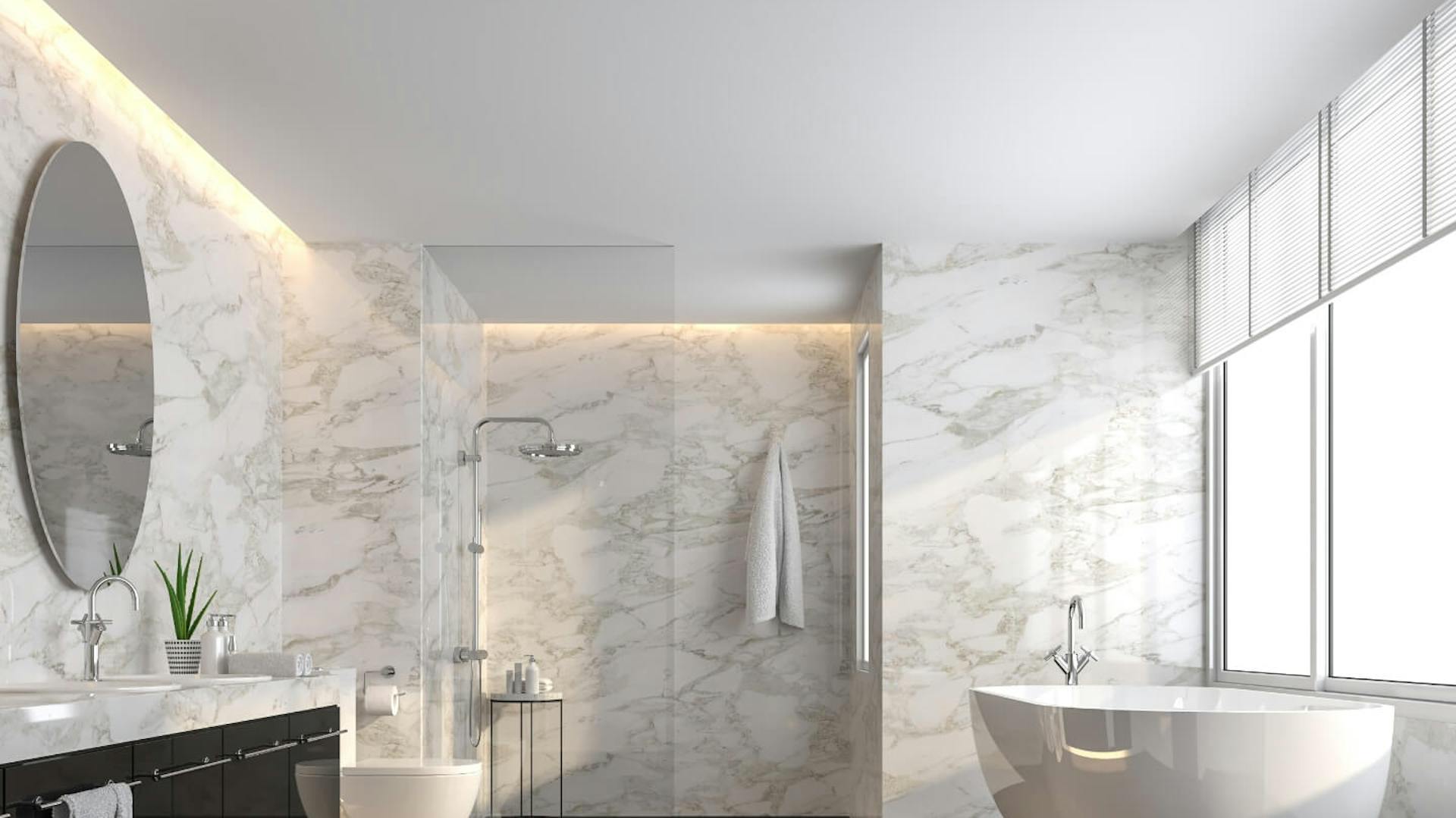 Dekorative hängende LED-Lichtquellen an der Decke.