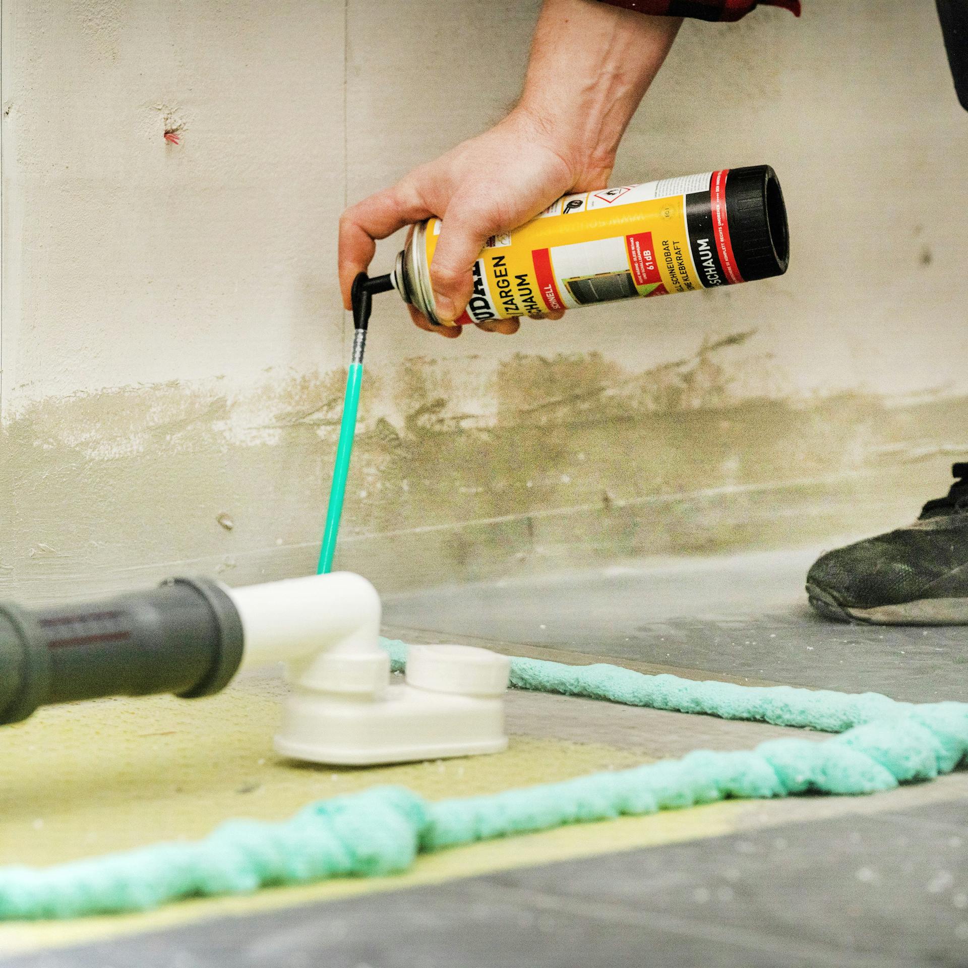 Purhab felvitele a padlóra