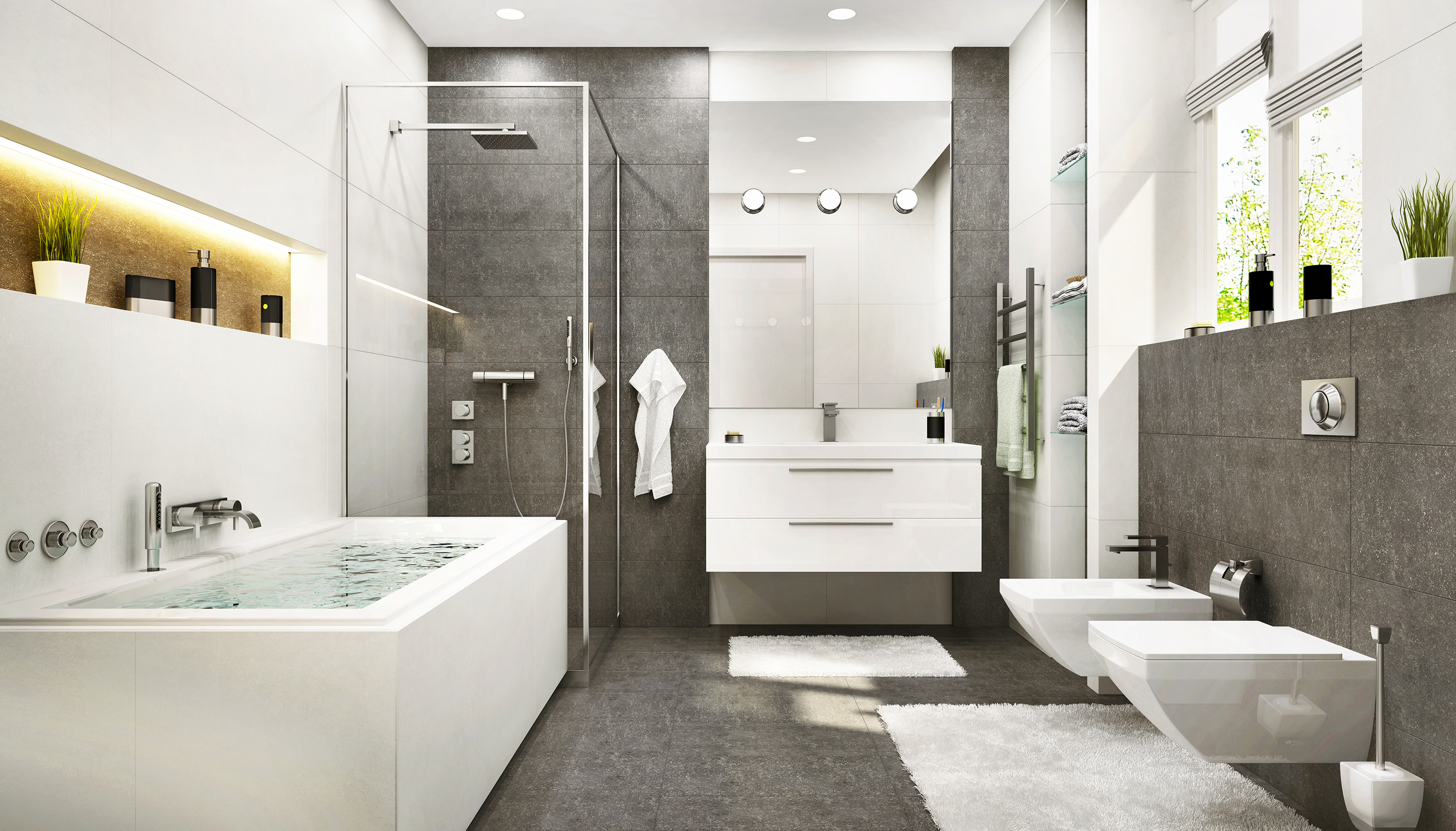 badezimmer in grau gestalten: ideen & inspiration | obi