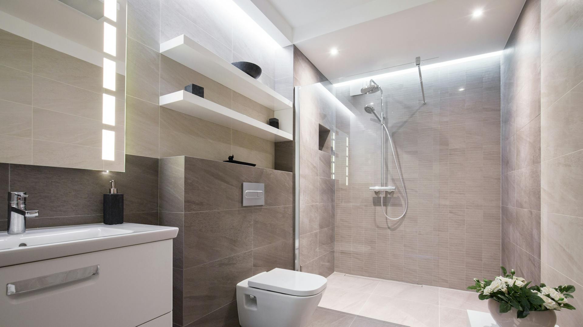 Dusche für das Badezimmer planen