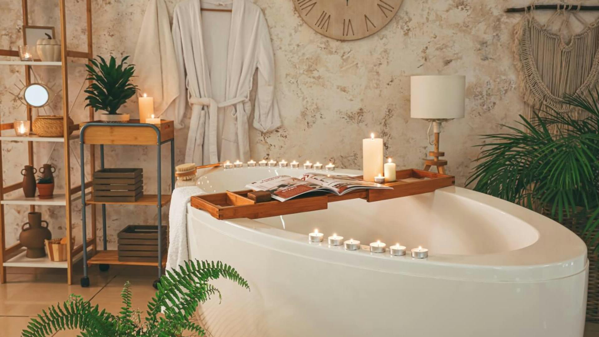 Gemütliches Badezimmer