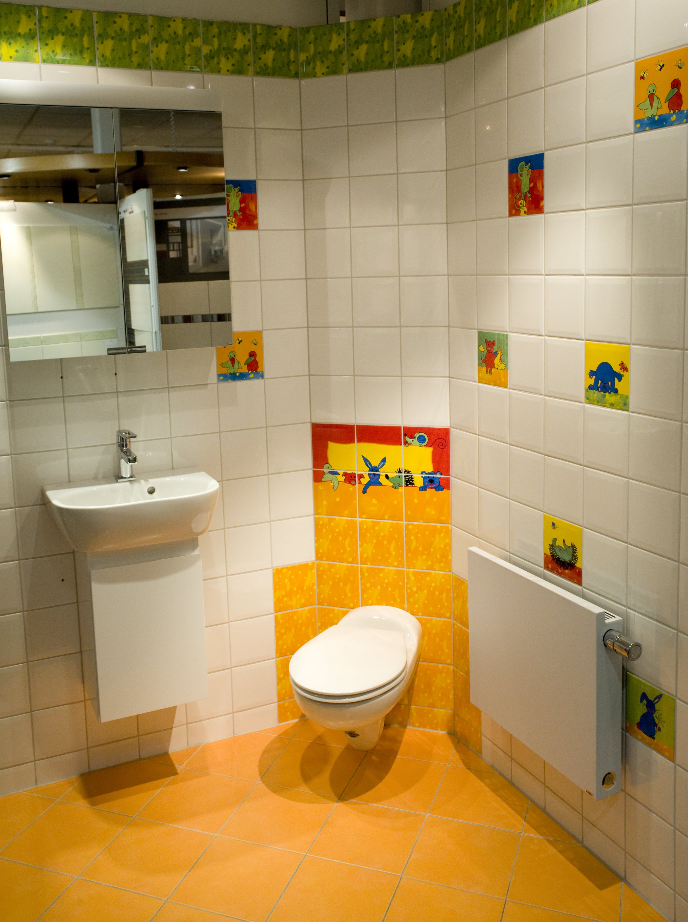 Un bagno per i bambini.
