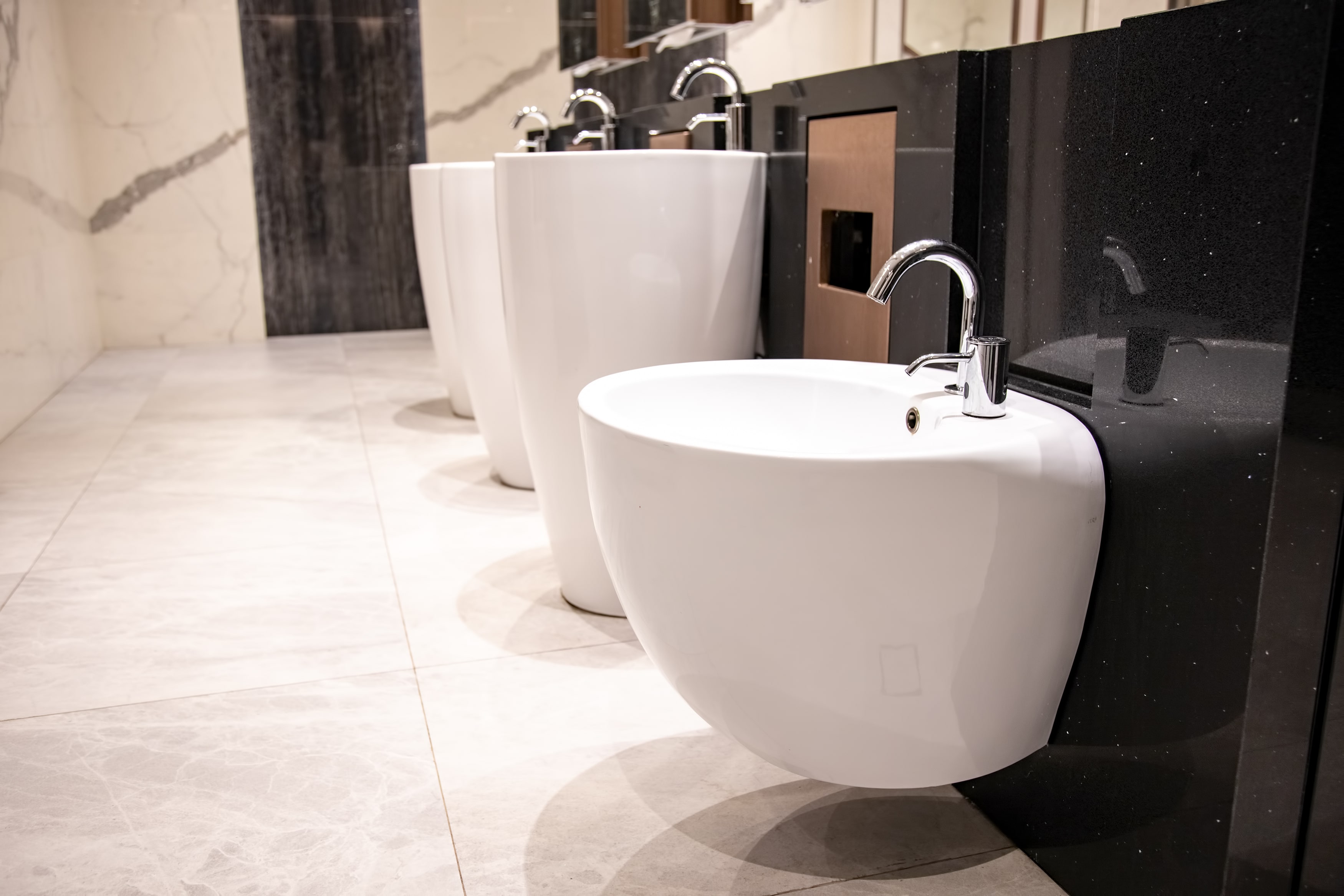 Un lavabo per bambini.