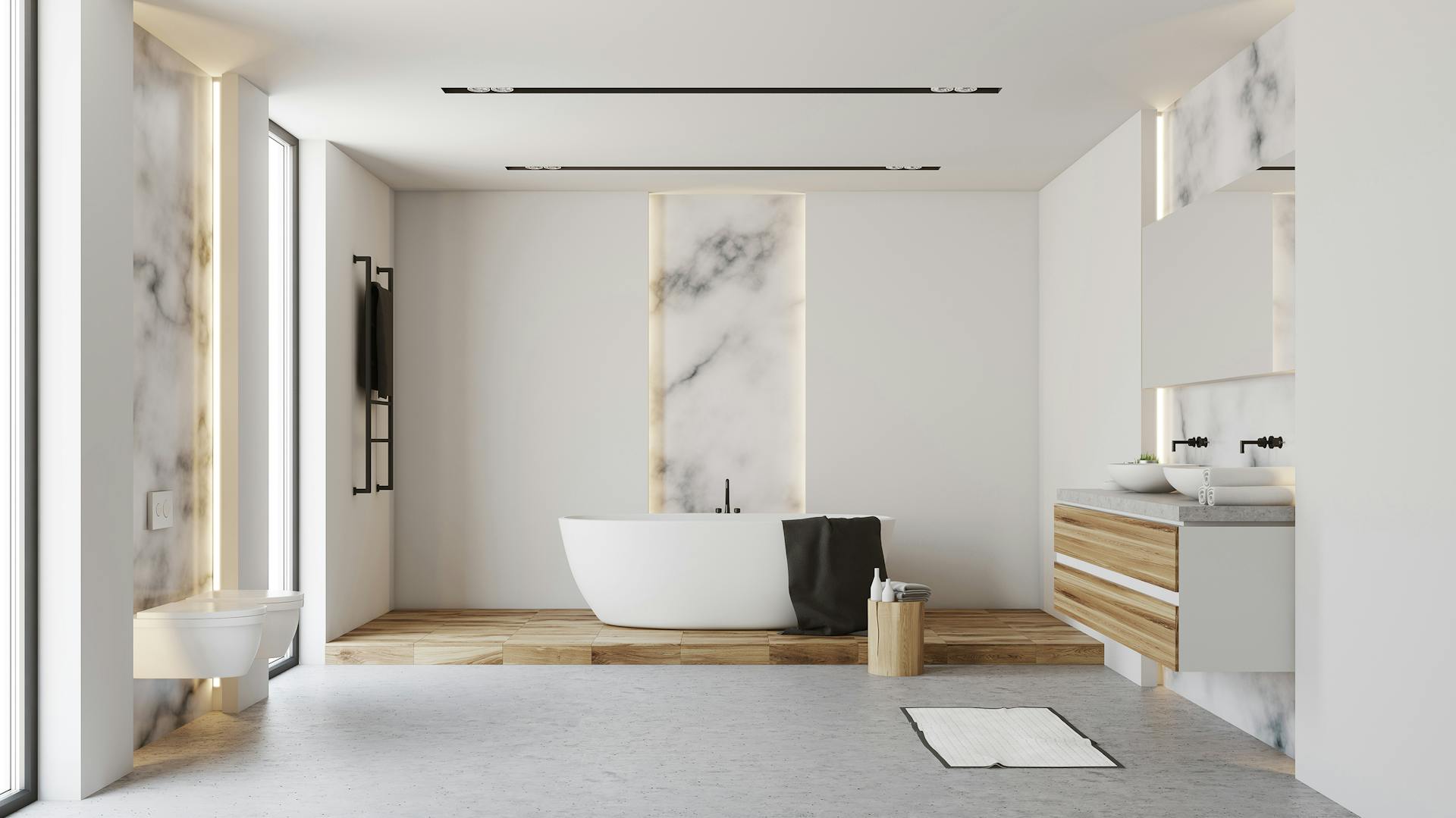 marmor im badezimmer - inspiration und tipps | obi