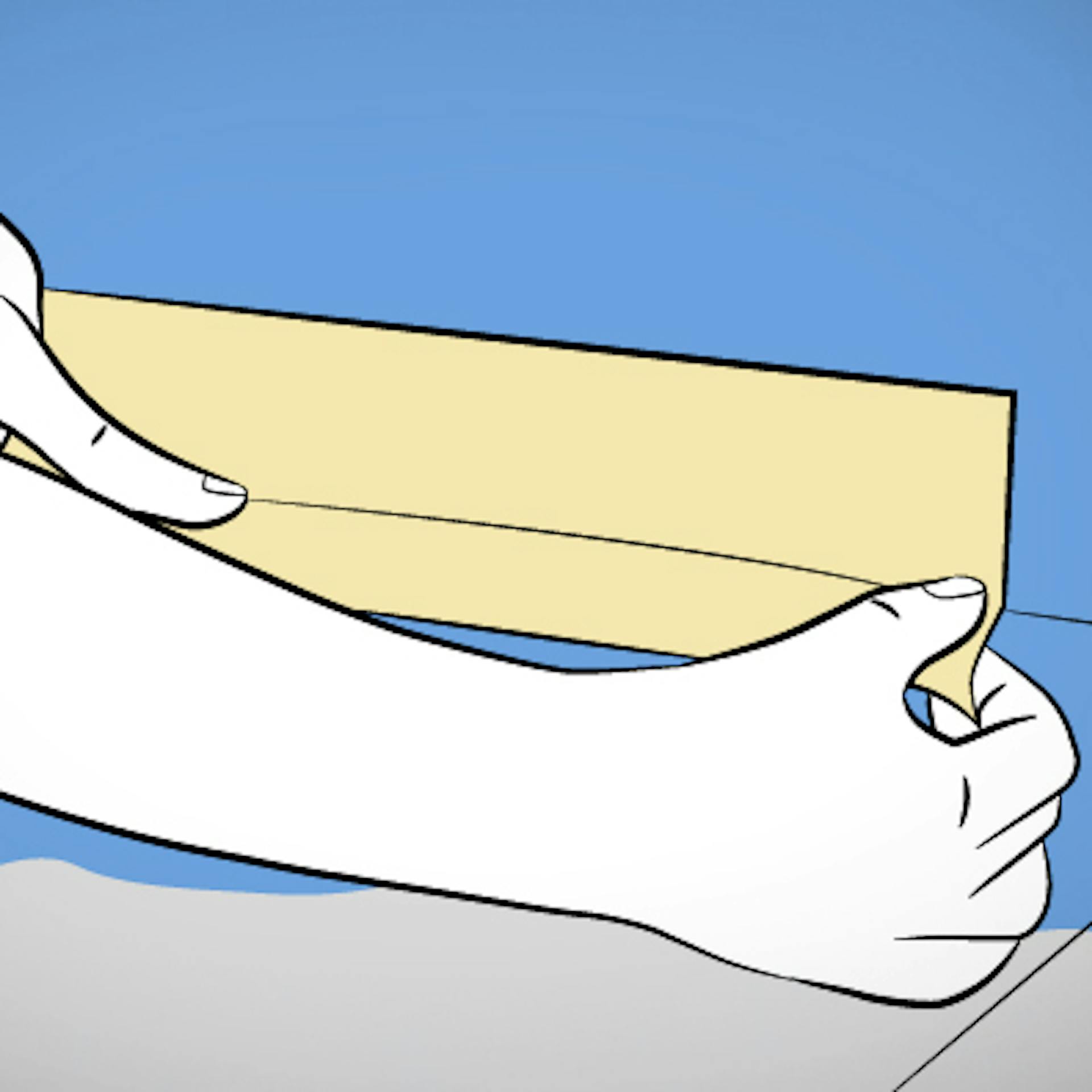 Eckfuge wird beim Abdichten der Nasszelle mit Abdichtband wasserdicht versiegelt.