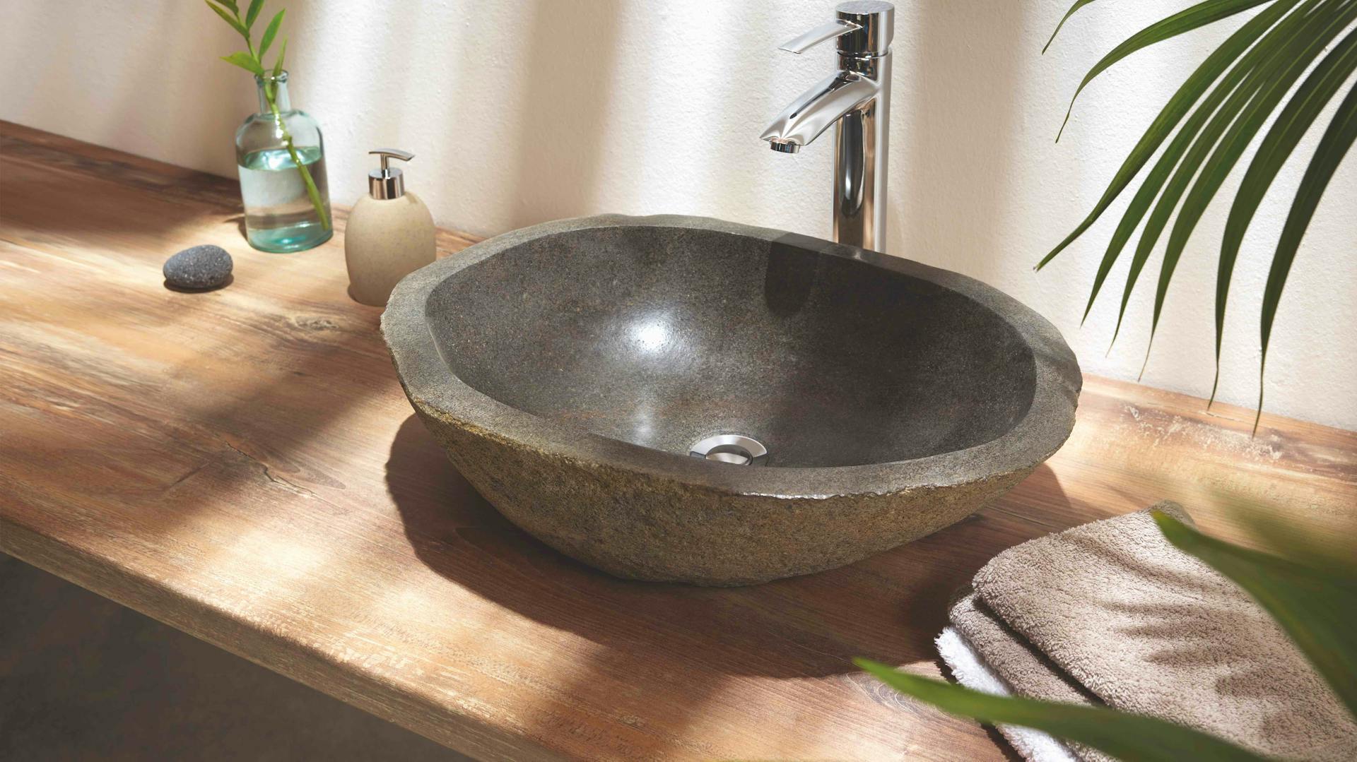 Mosdópult növényekkel