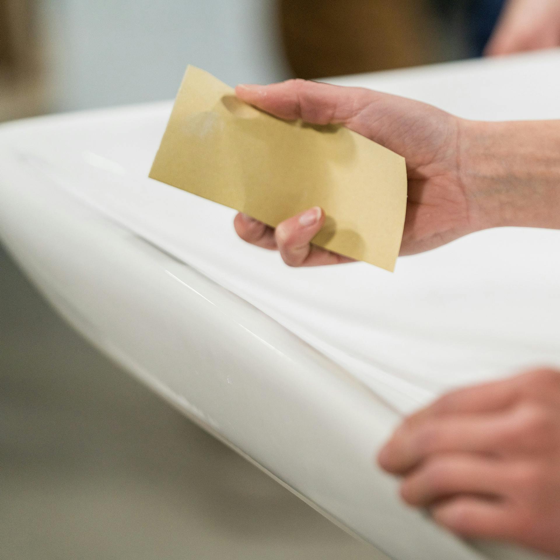 Helles Schleifpapier