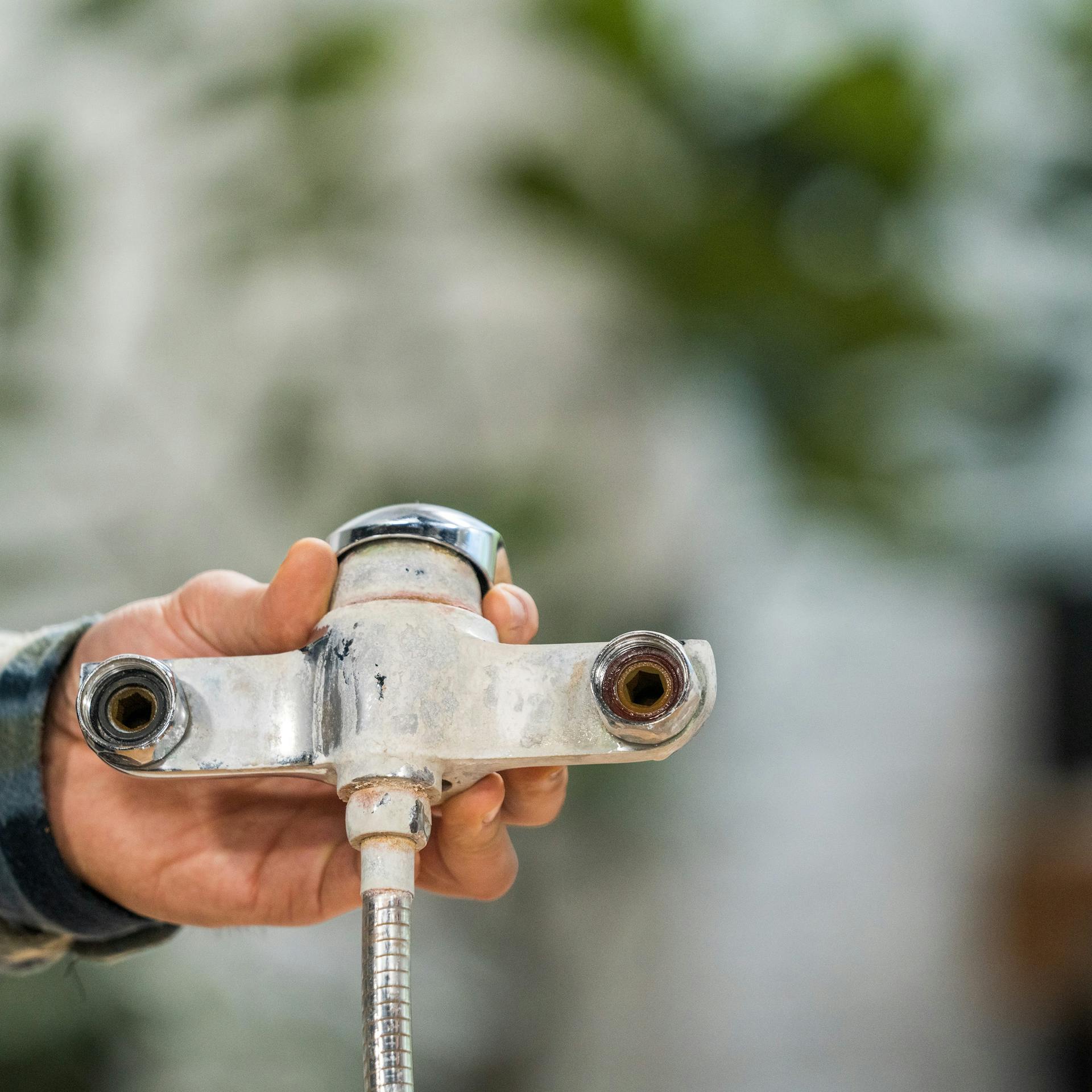 Un rubinetto calcificato.