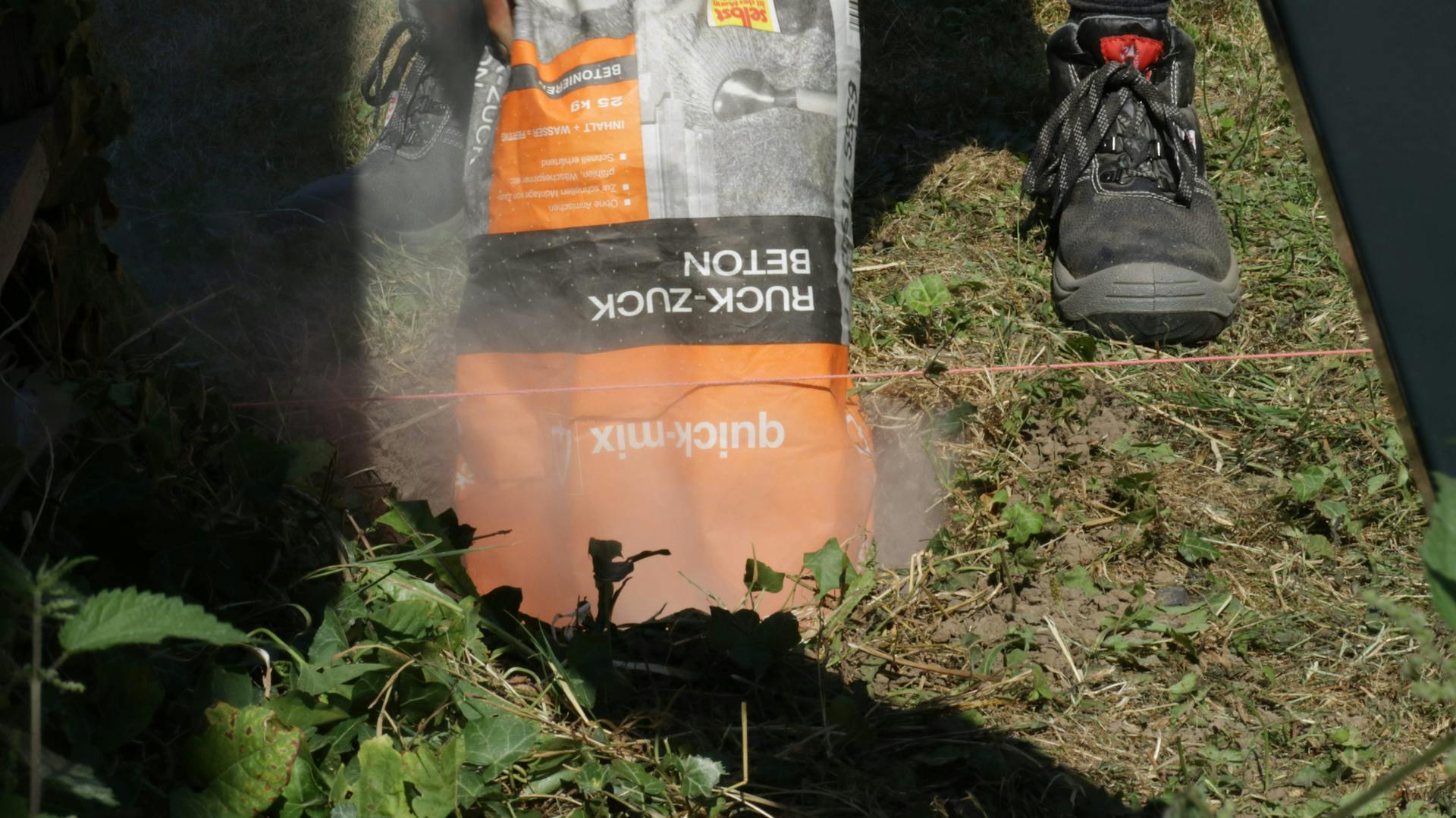 Ruck-Zuck-Beton wird direkt angewendet