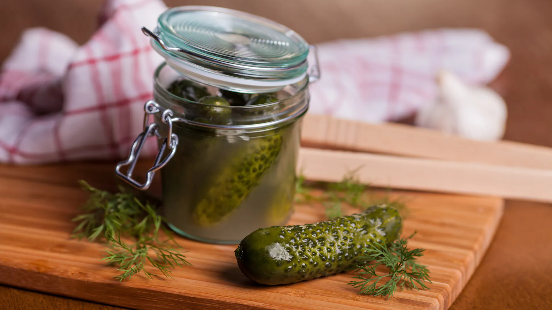 Gurken im Einmachglas