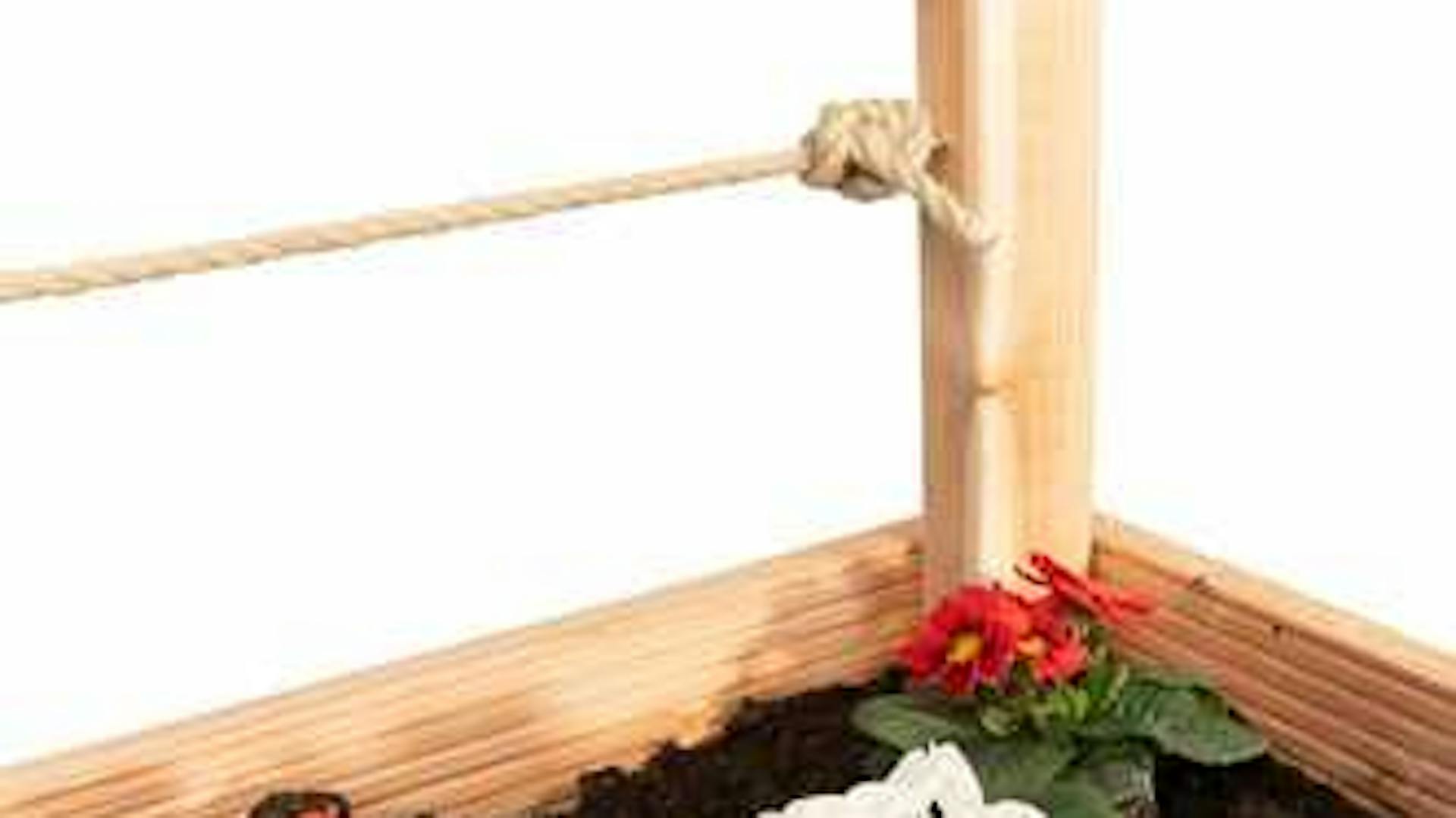 Hochbeet Alfred mit Sisalseil