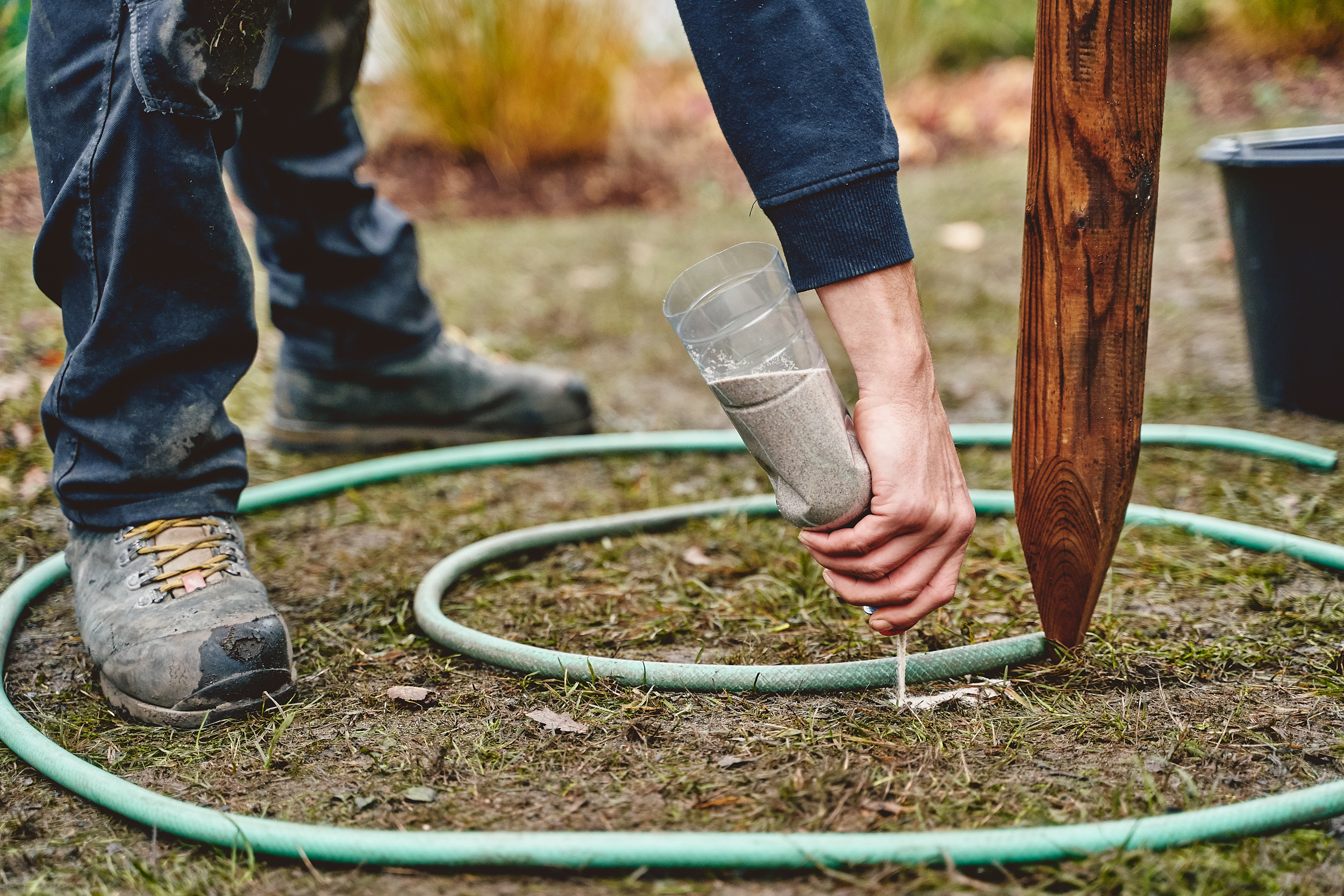 Kräuterschnecke aus Holz bauen Anleitung mit Video OBI