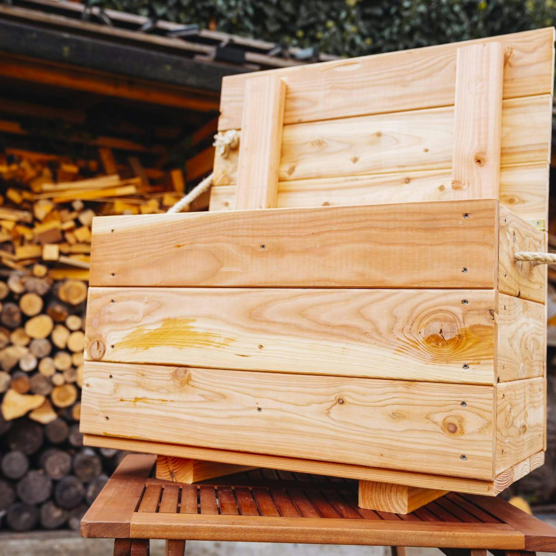 Contenitore a vite senza fine finito