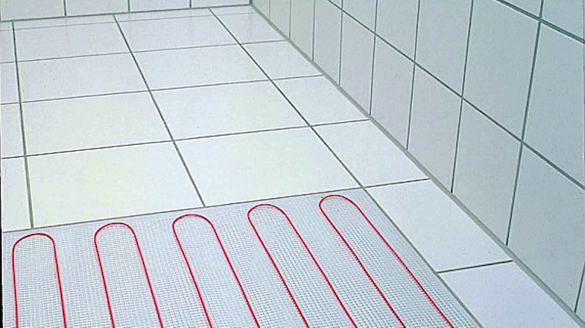 Riscaldamento a pavimento in bagno