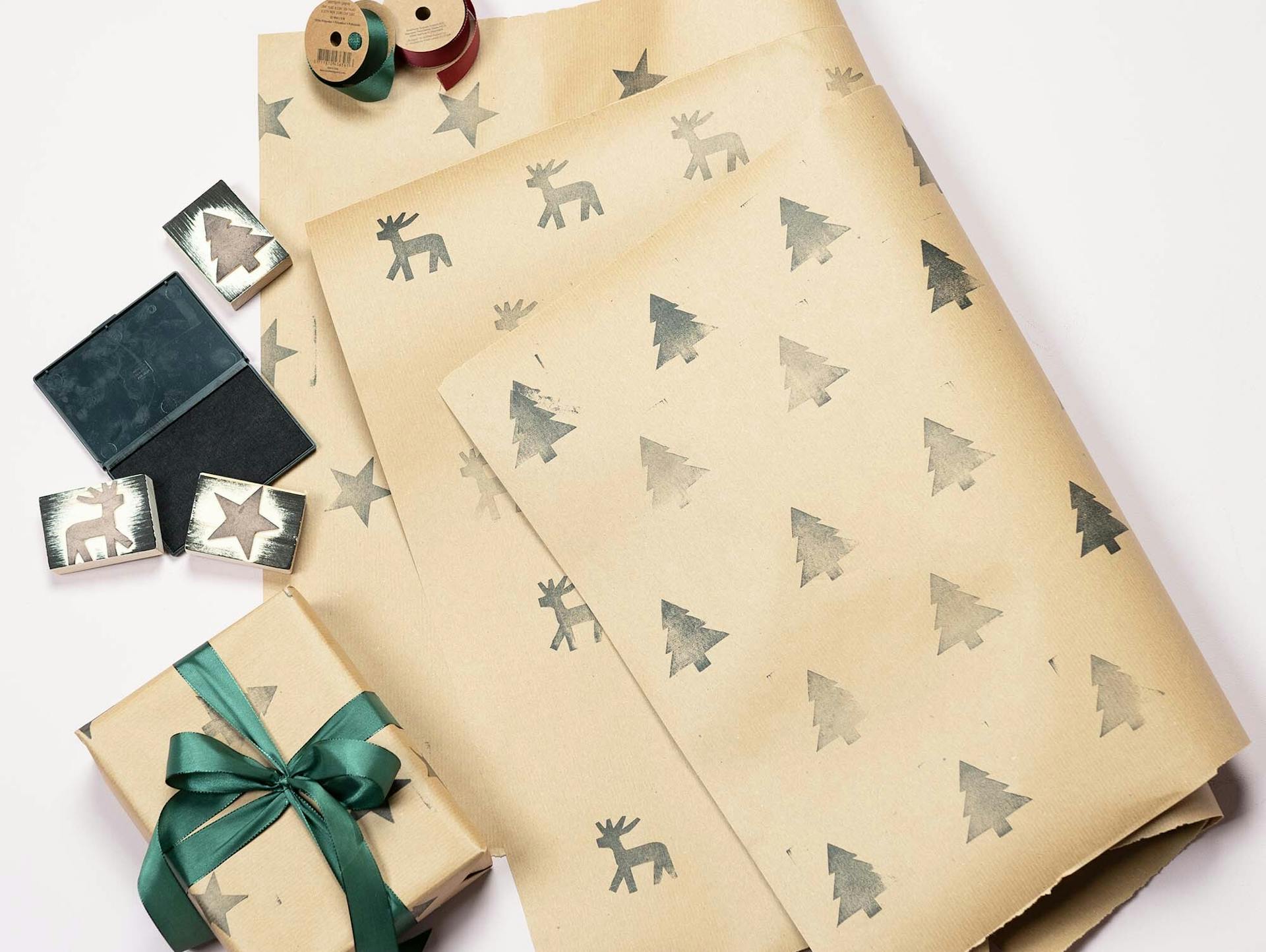 Fenntartható csomagolópapír burgonya nyomdával