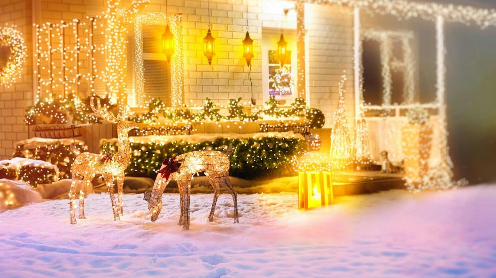 Weihnachtsbeleuchtung außen Ideen und Tipps OBI