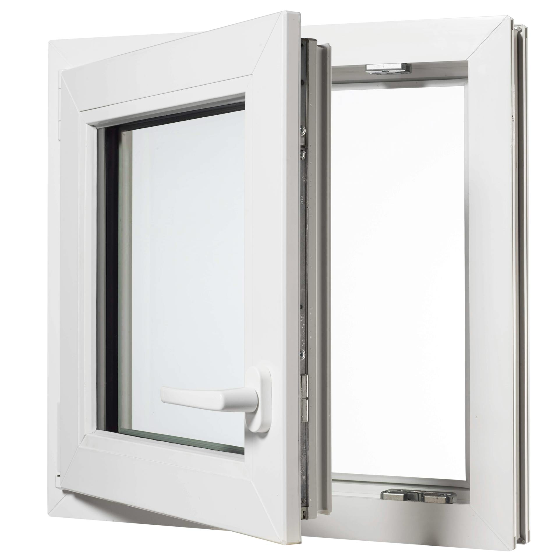 Weißes Fenster geöffnet