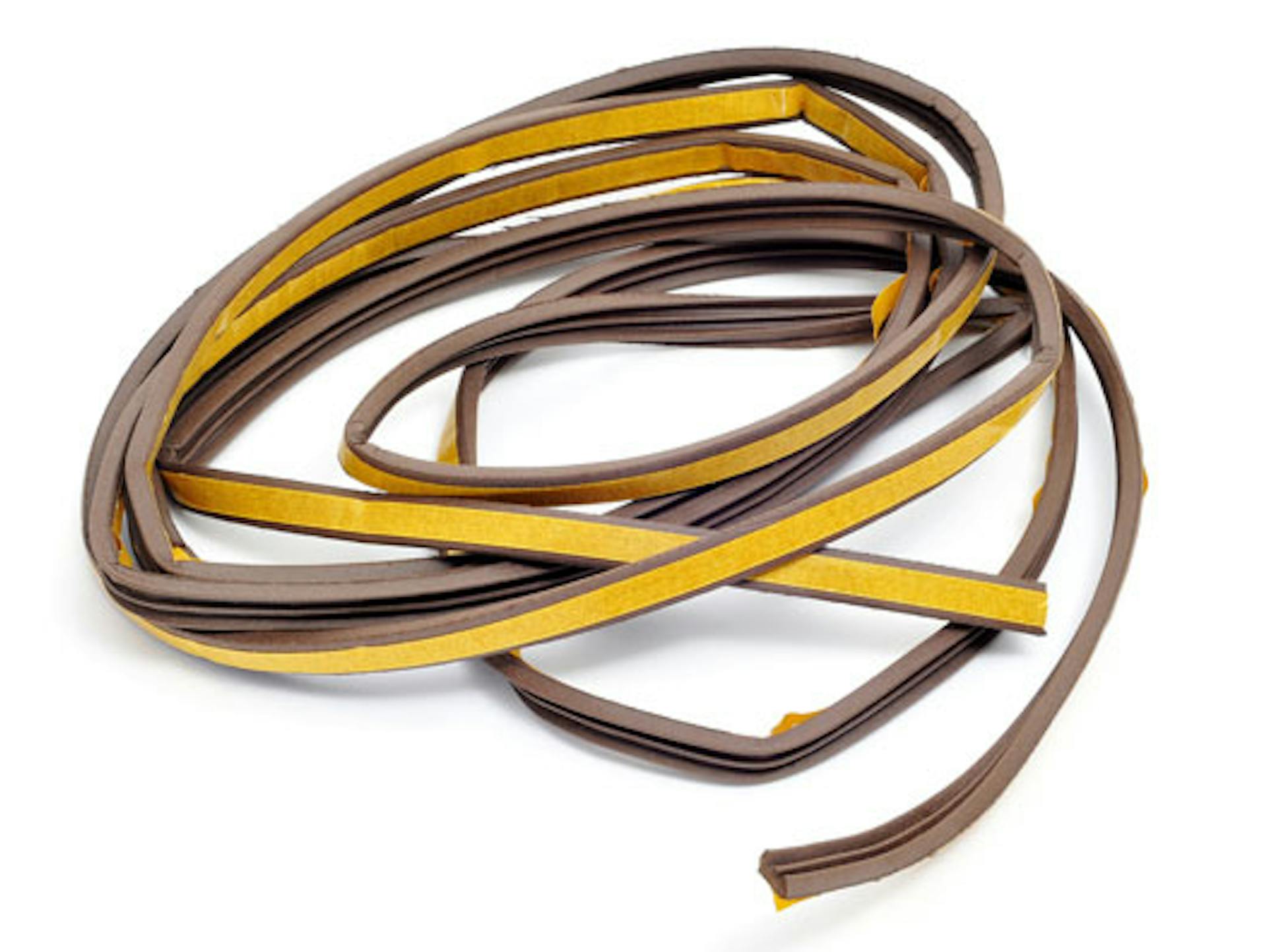 Schaumstoff-Dichtband für Fensterdichtungen.