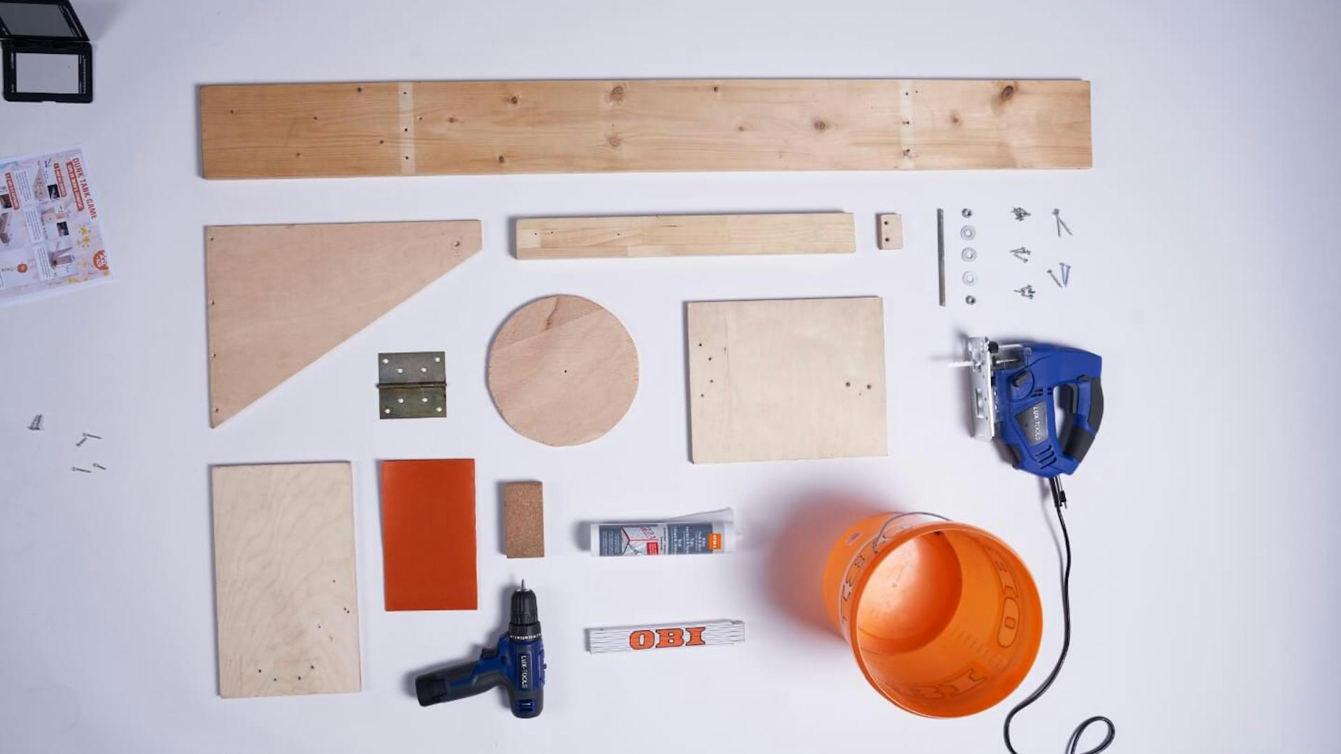 Vizes vödrös játék alapanyagok