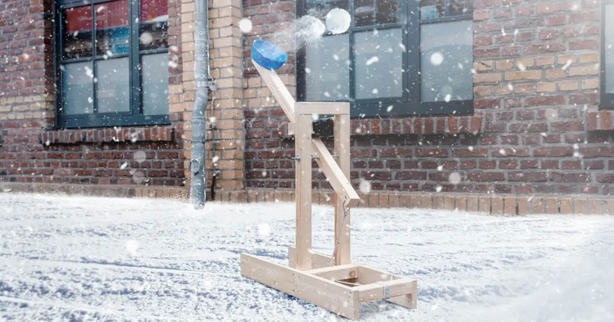 Ruwshuuk Jeu de lutte avec boules de neige, jeu de lancement de boules de neige, kit jouet pour boules de neige d'extérieur pour , jeux de lancer au design simple et intuitif Ruwshuuk Jeu de lutte avec boules de neige, jeu de lancement de boules de neige, kit jouet pour boules de neige d'extérieur pour , jeux de lancer au design simple et intuitif