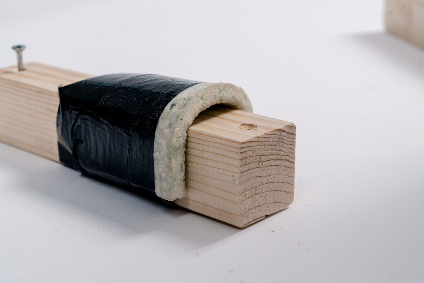 Trave rivestita in gommapiuma