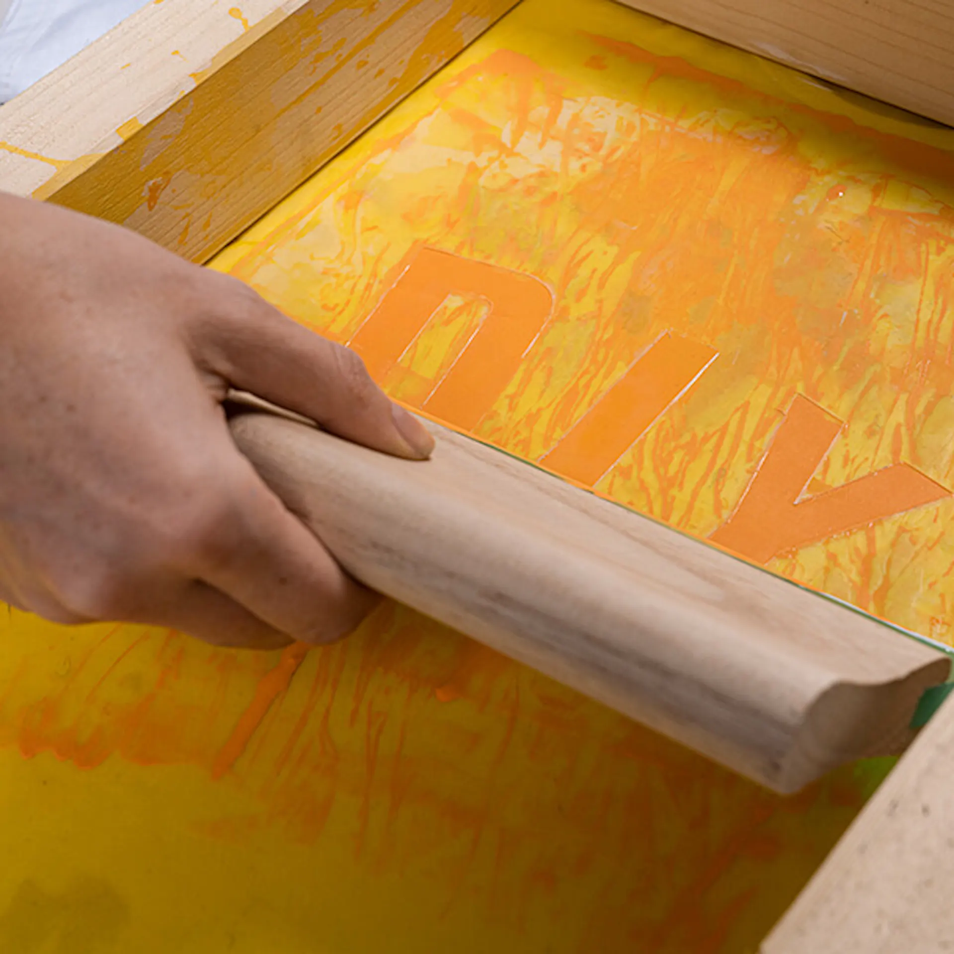 Vyhlazení barvy při sítotisku