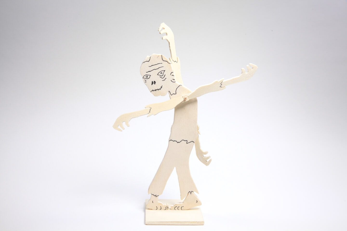 Összeszerelt zombi szélkerék.