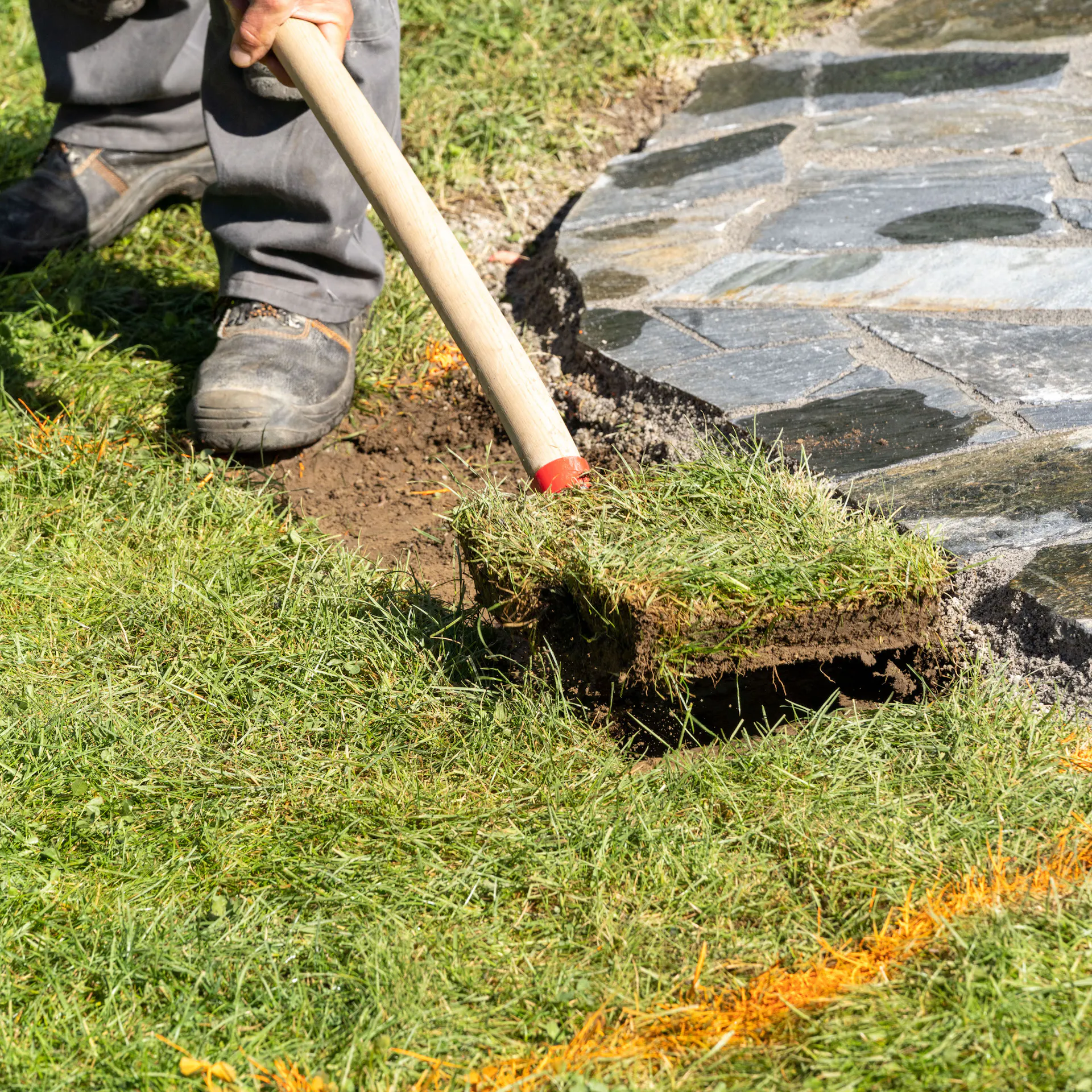Rýč s kouskem rašeliny