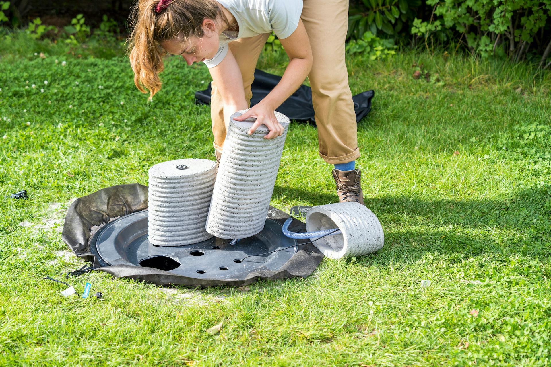 Costruzione del gioco d’acqua