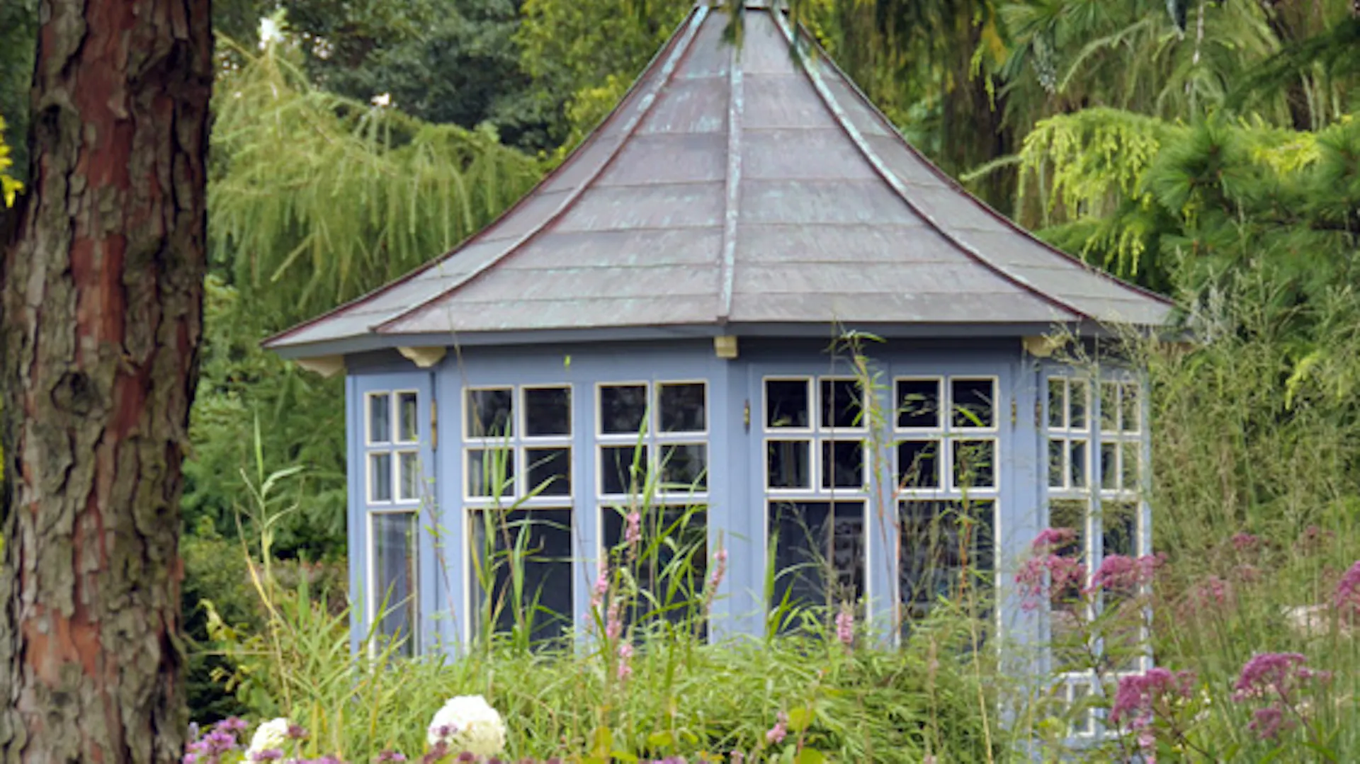 Pavillon-Gewächshaus