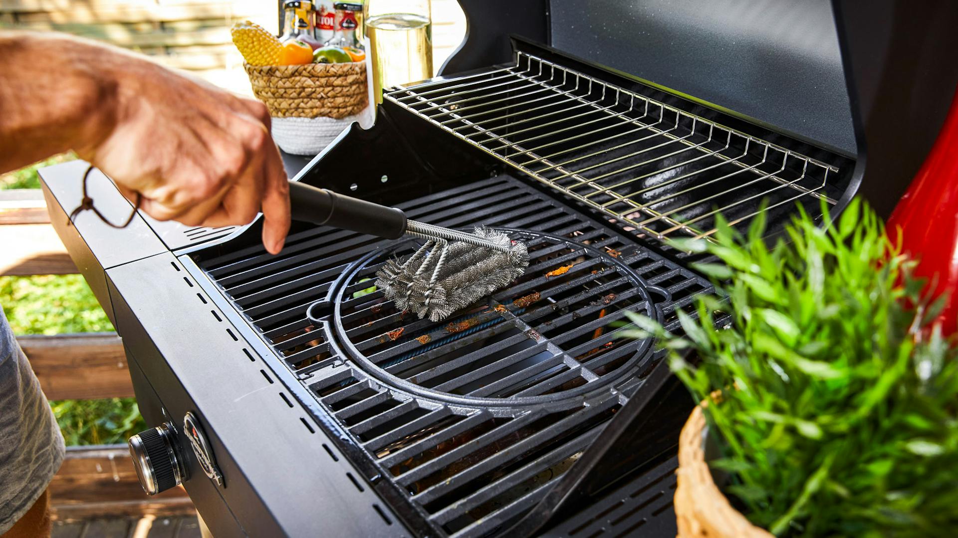 glühende Kohlen für die Pyrolyse