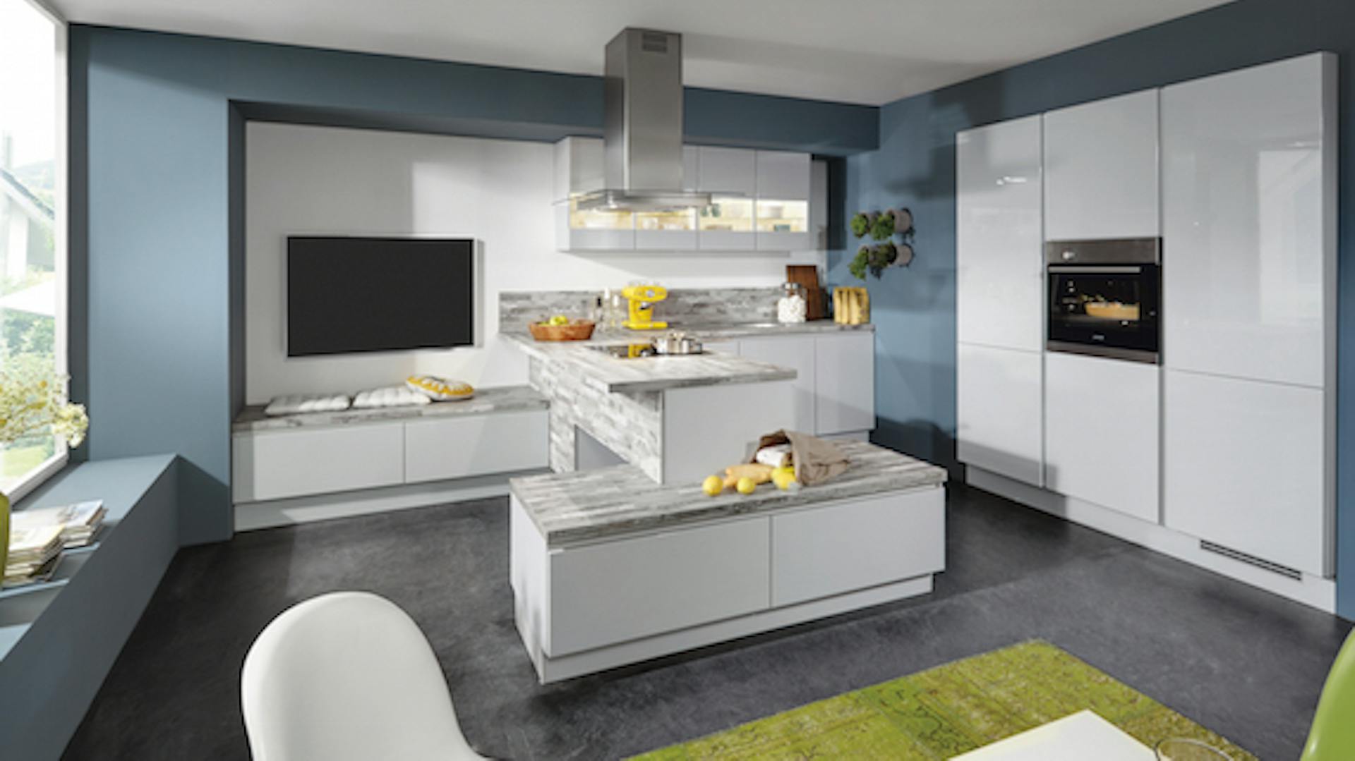 5 zónás modell a konyhában