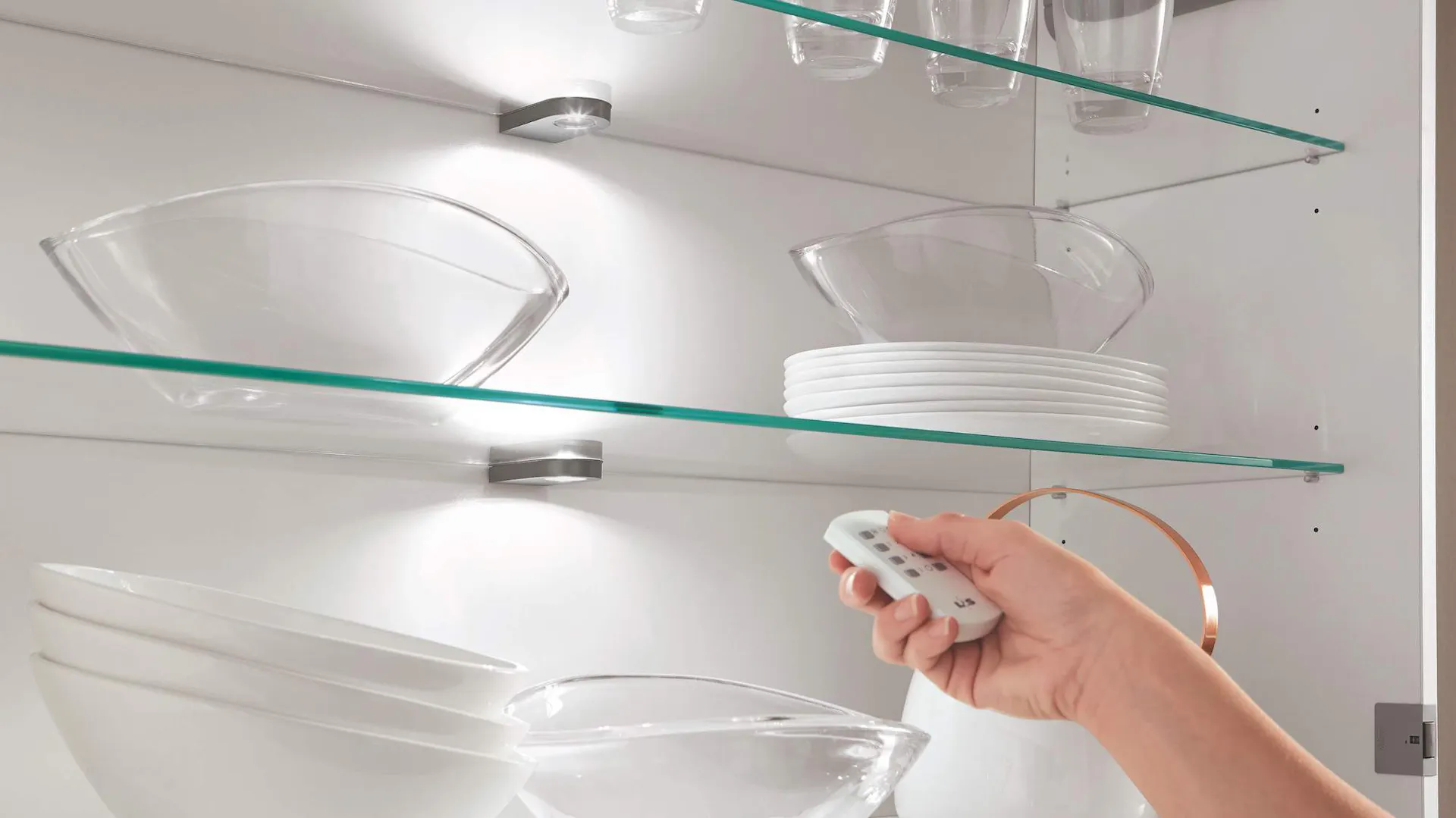 Smart Home Licht mit Fernbedienung in Küche