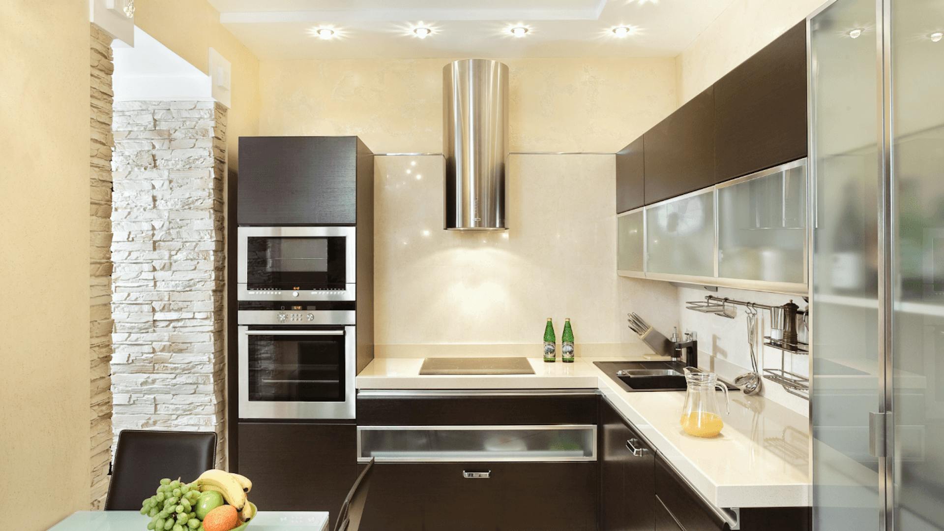 Eine ergonomisch eingerichtete Küche