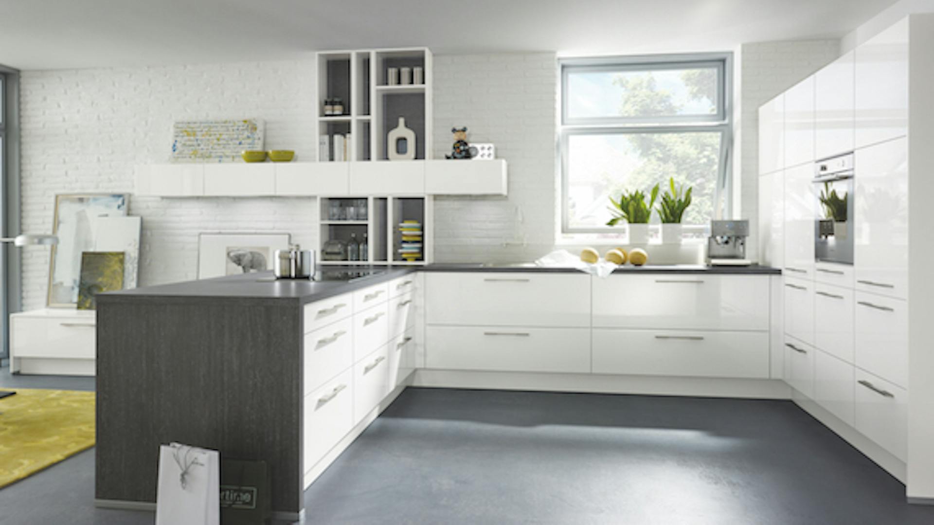 Helle Folienfronten für die Küche