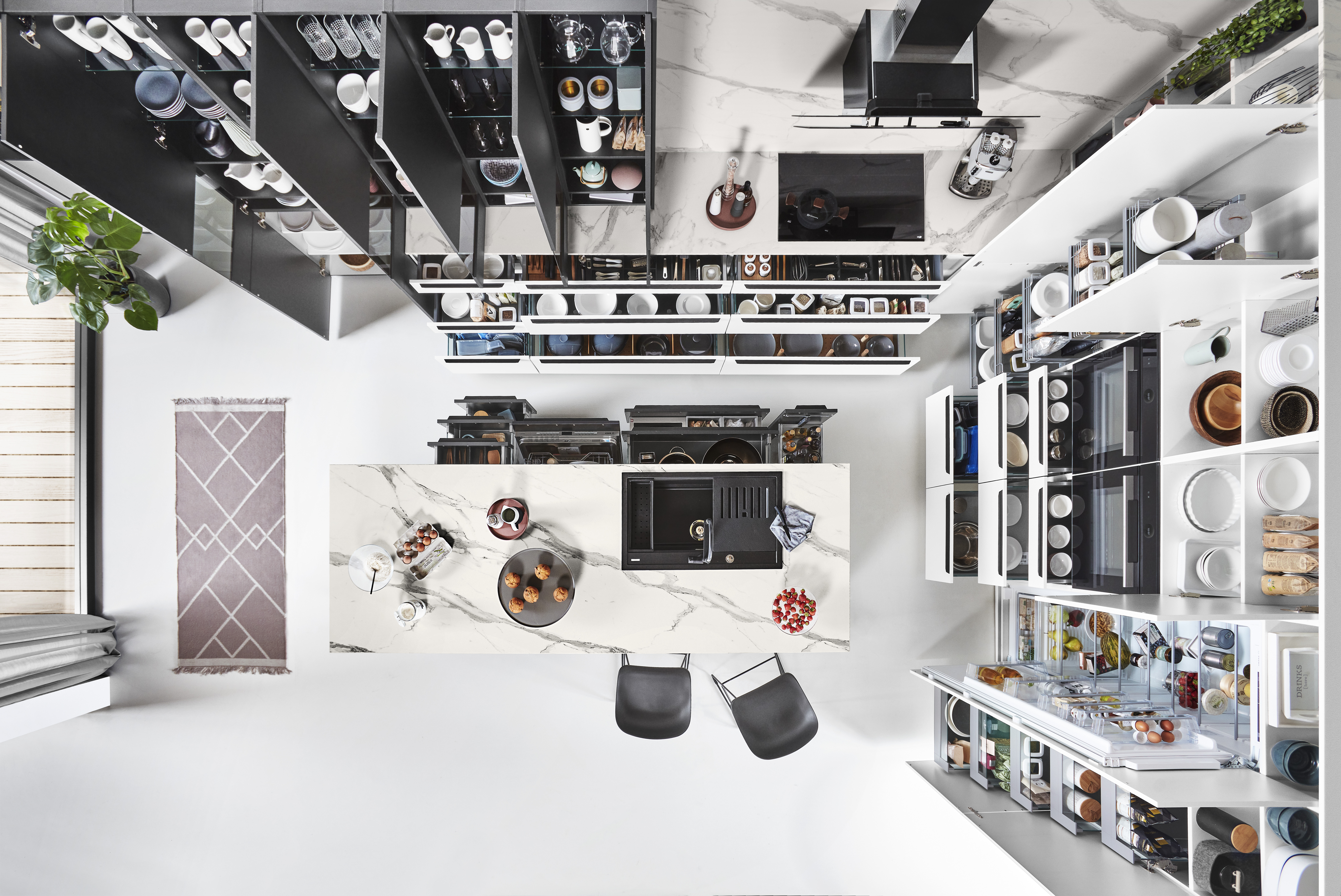 Kuchyňa s množstvom úložného priestoru