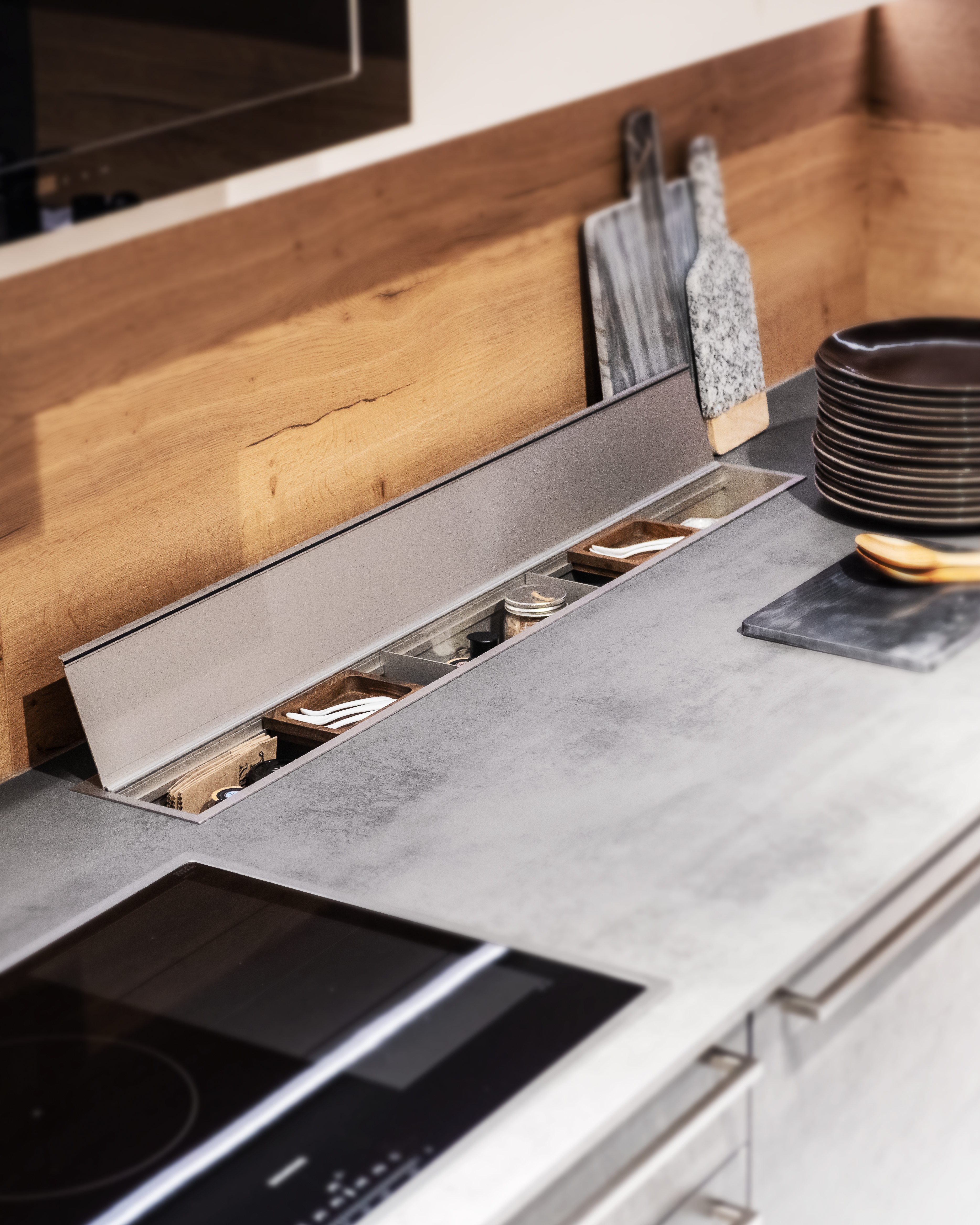 Kuchynská pracovná doska Nobilia s extra priehradkou