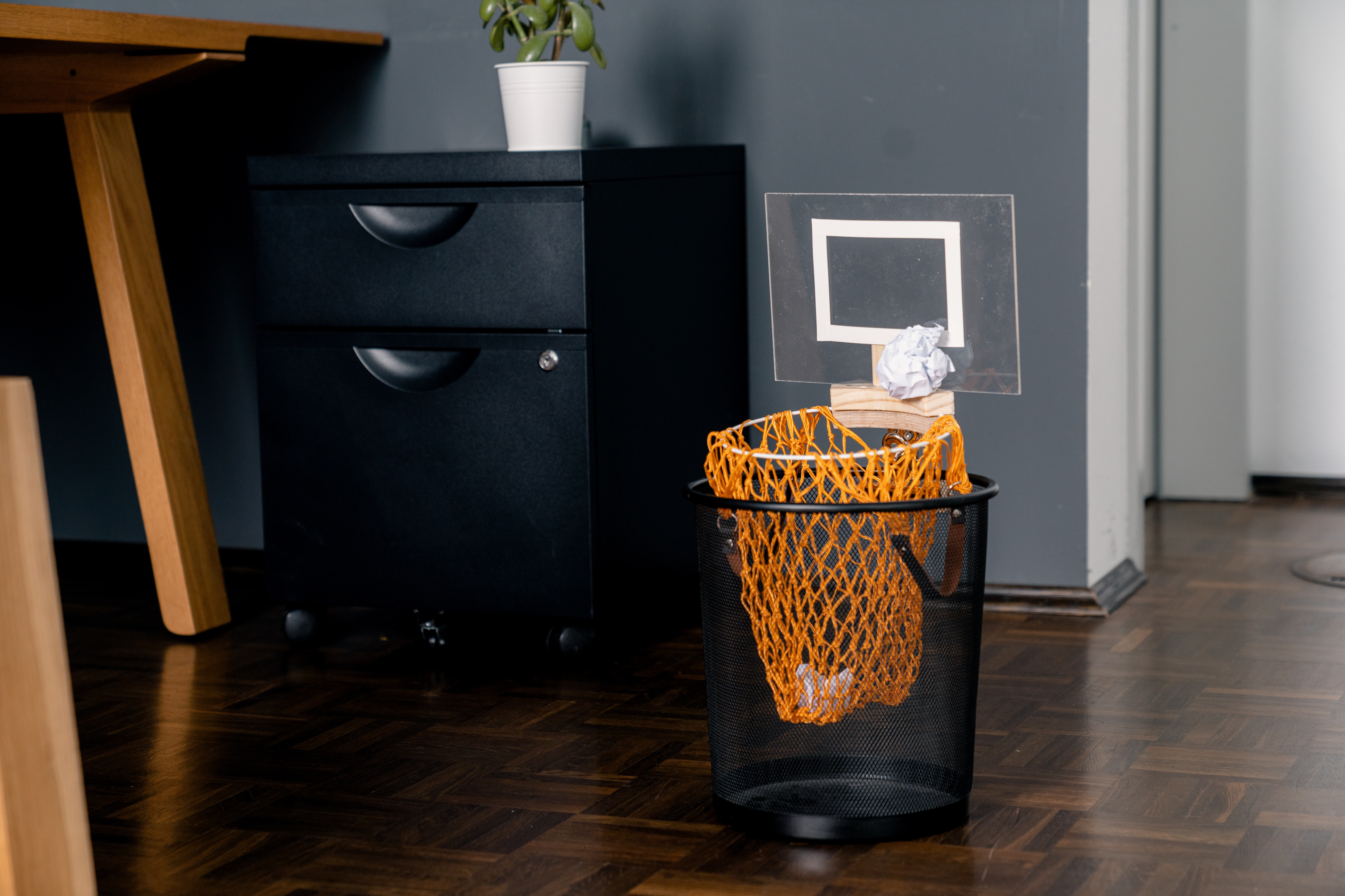 Basketball Papierkorb