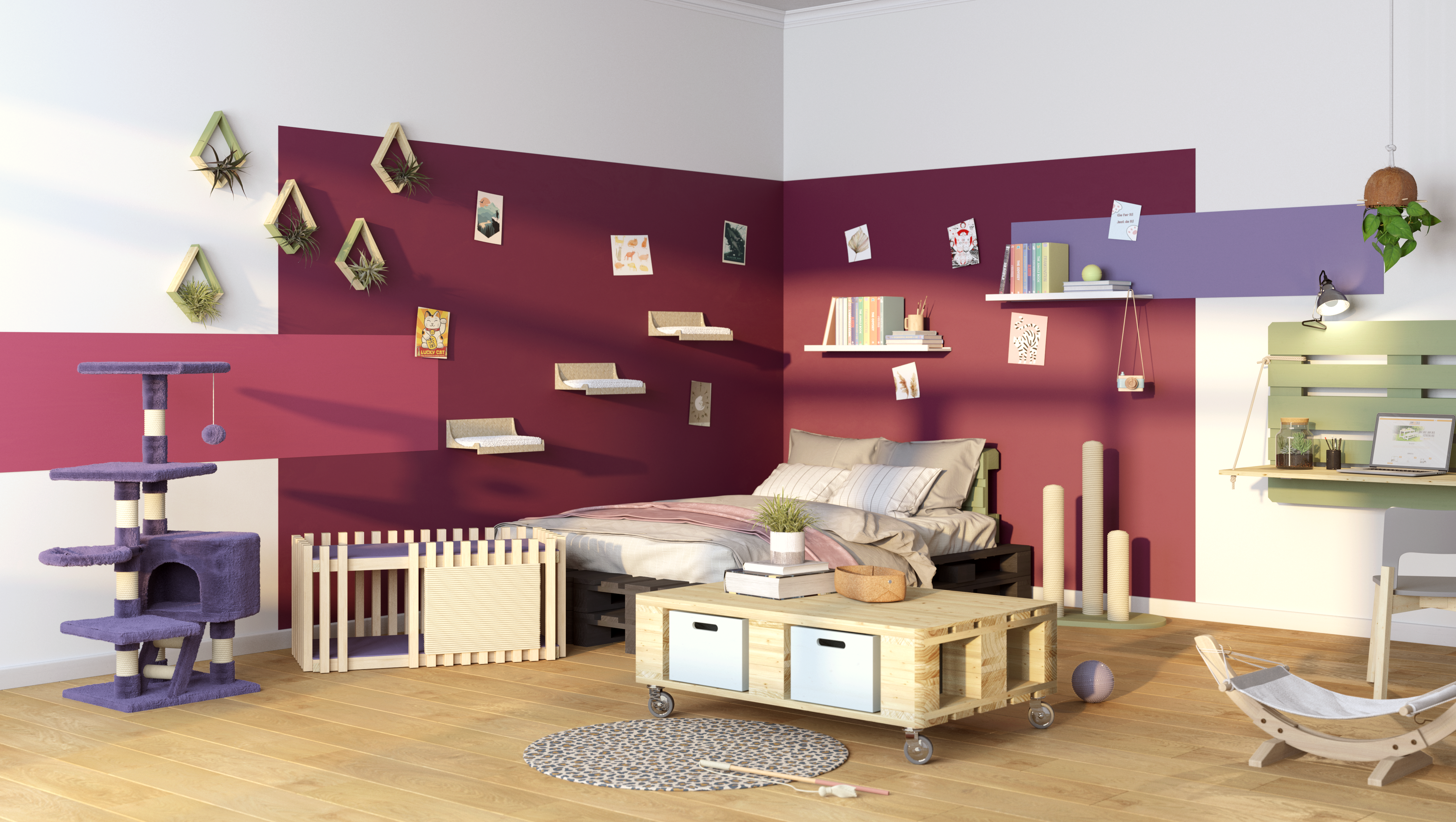 Katzenzimmer - Kinderzimmer Inspiration | OBI