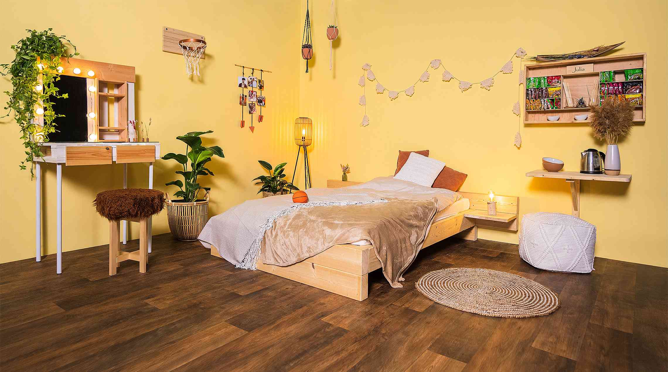 Julia Beautx Boho-Zimmer