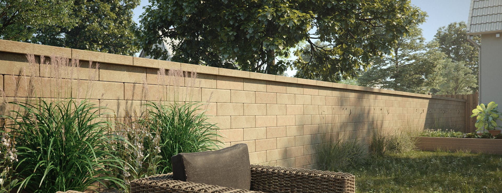 Gartenmauer für den Garten planen mit OBI