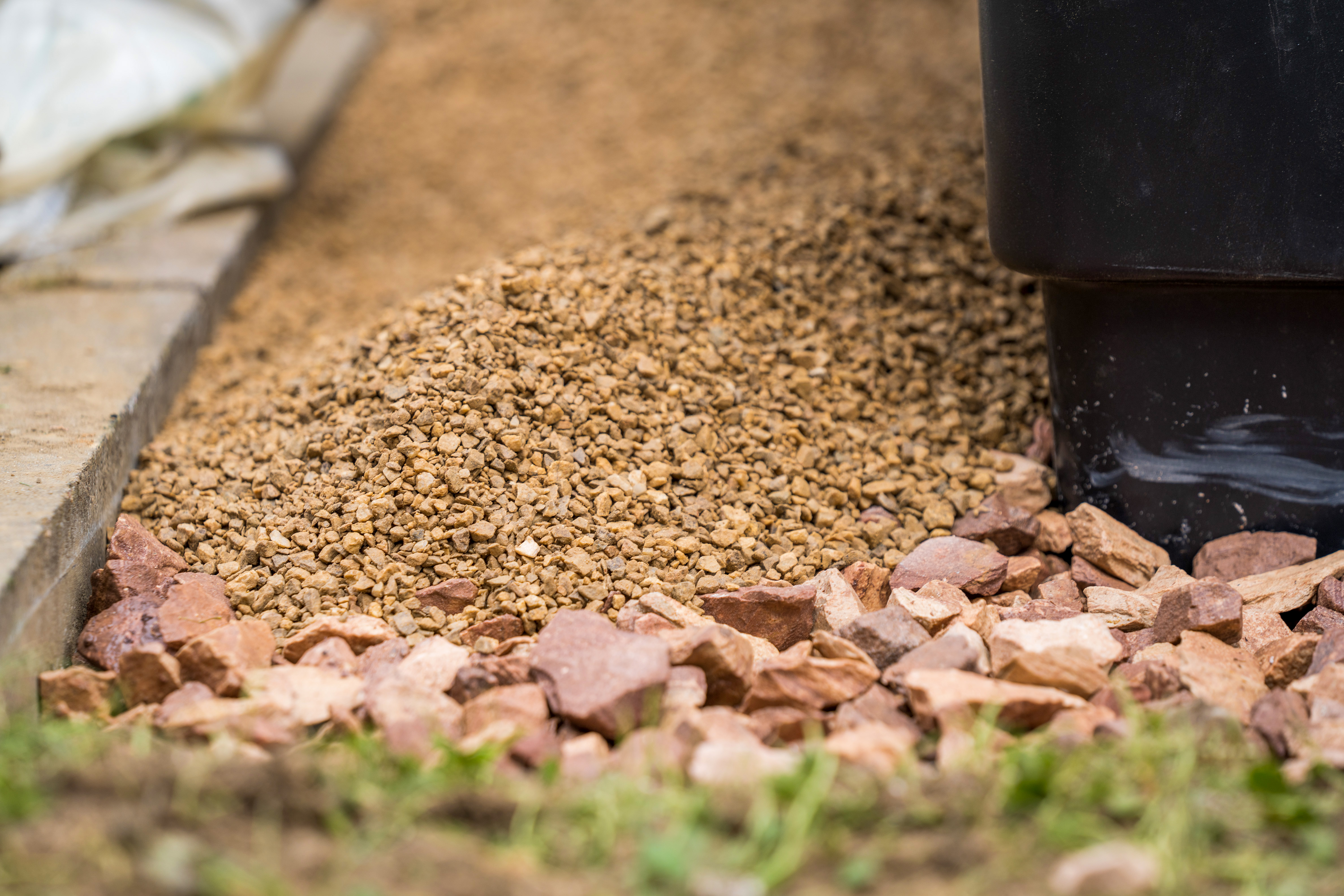 Finom zúzalék durva zúzalékon